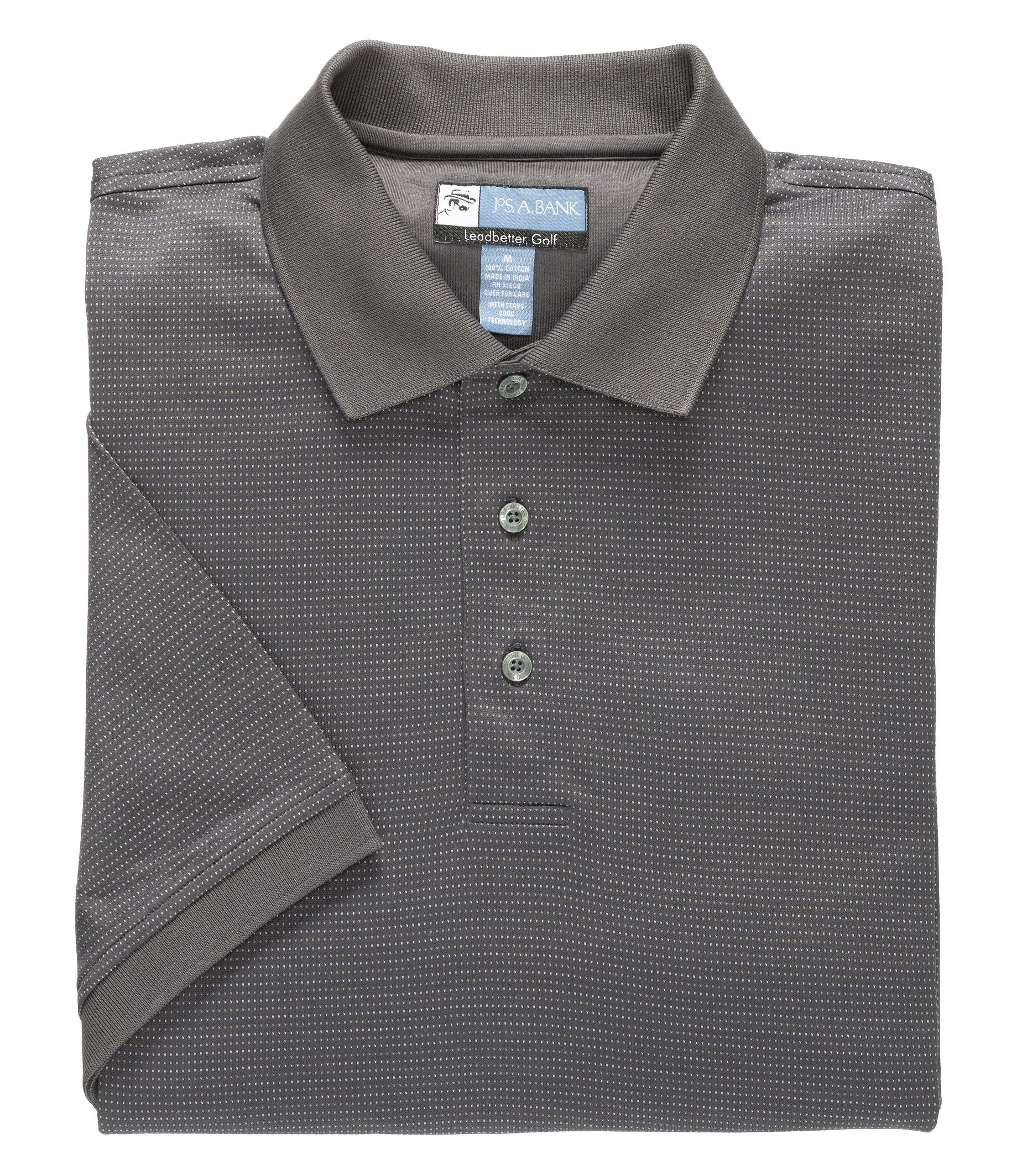 David Leadbetter Stays Cool Pattern Golf Polo