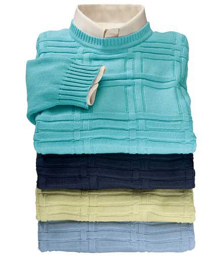 Signature Tonal Plaid Sweater
