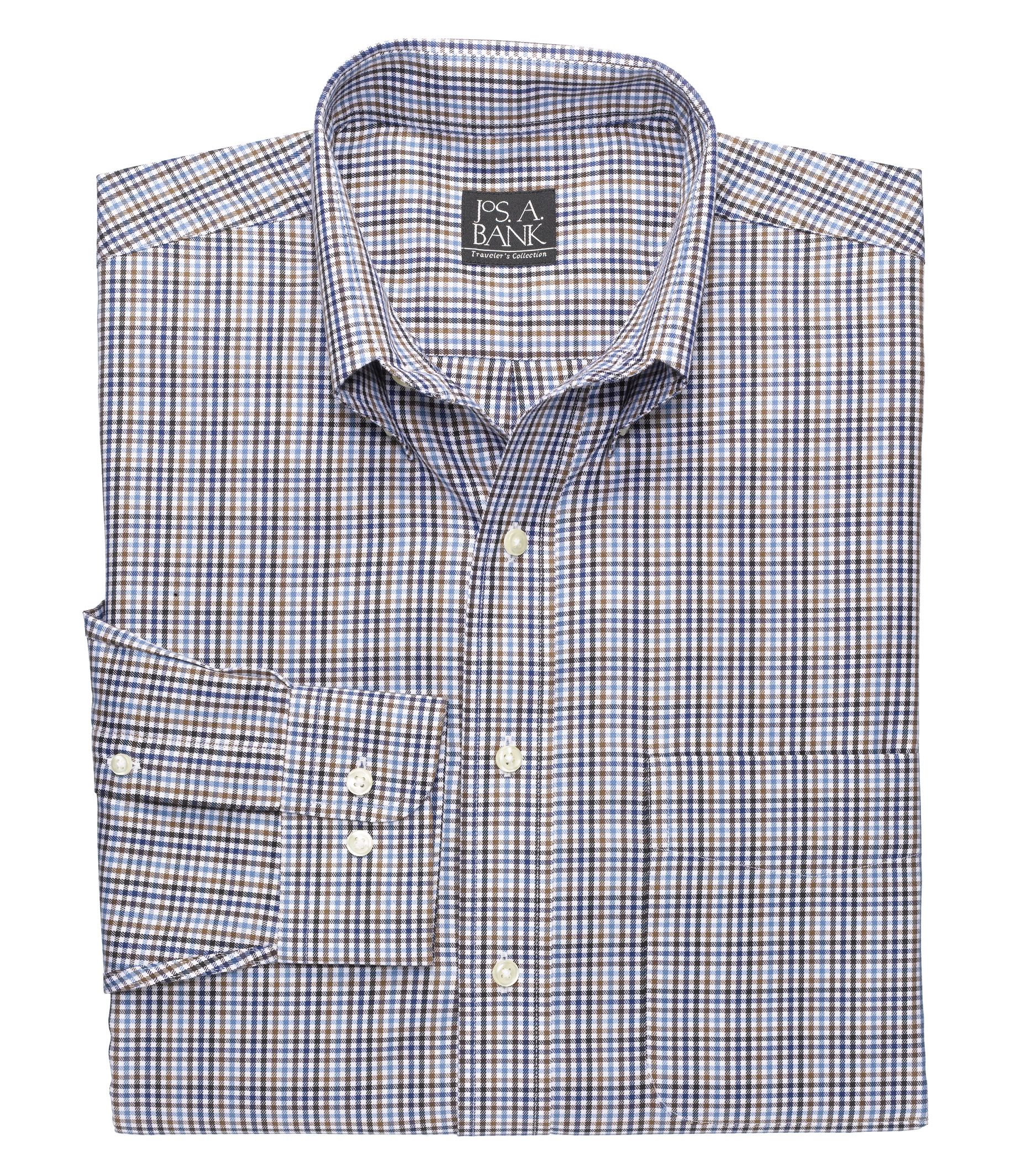 Long Sleeve Traveler Poplin Buttondown Standard Fit- Get Your 2nd 25% OFF, 3rd FREE!