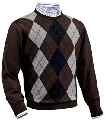 JoS. A. Bank Signature Merino Wool Sweater Argyle ...