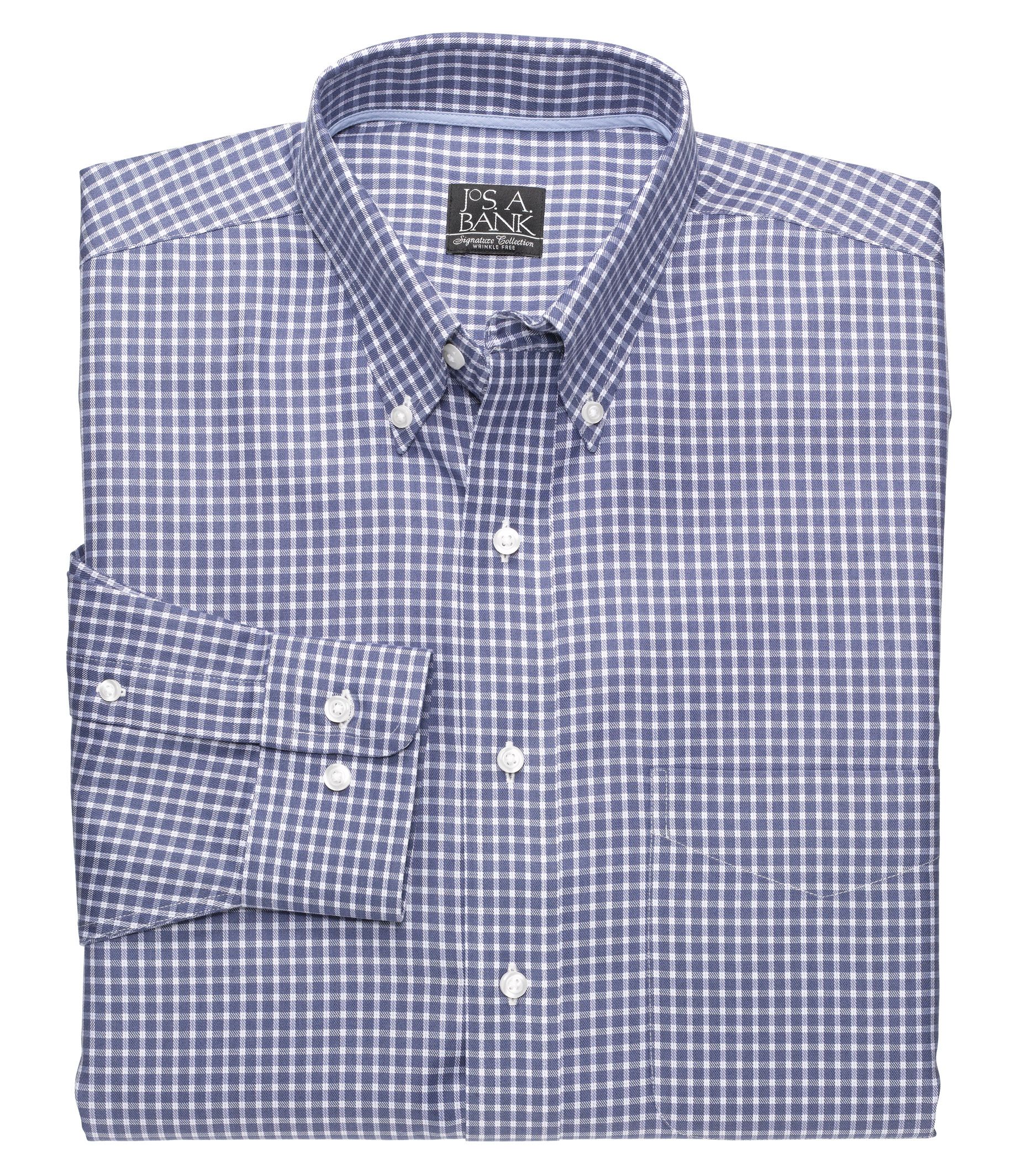 Signature Long-Sleeve Cotton Buttondown Collar Sportshirt