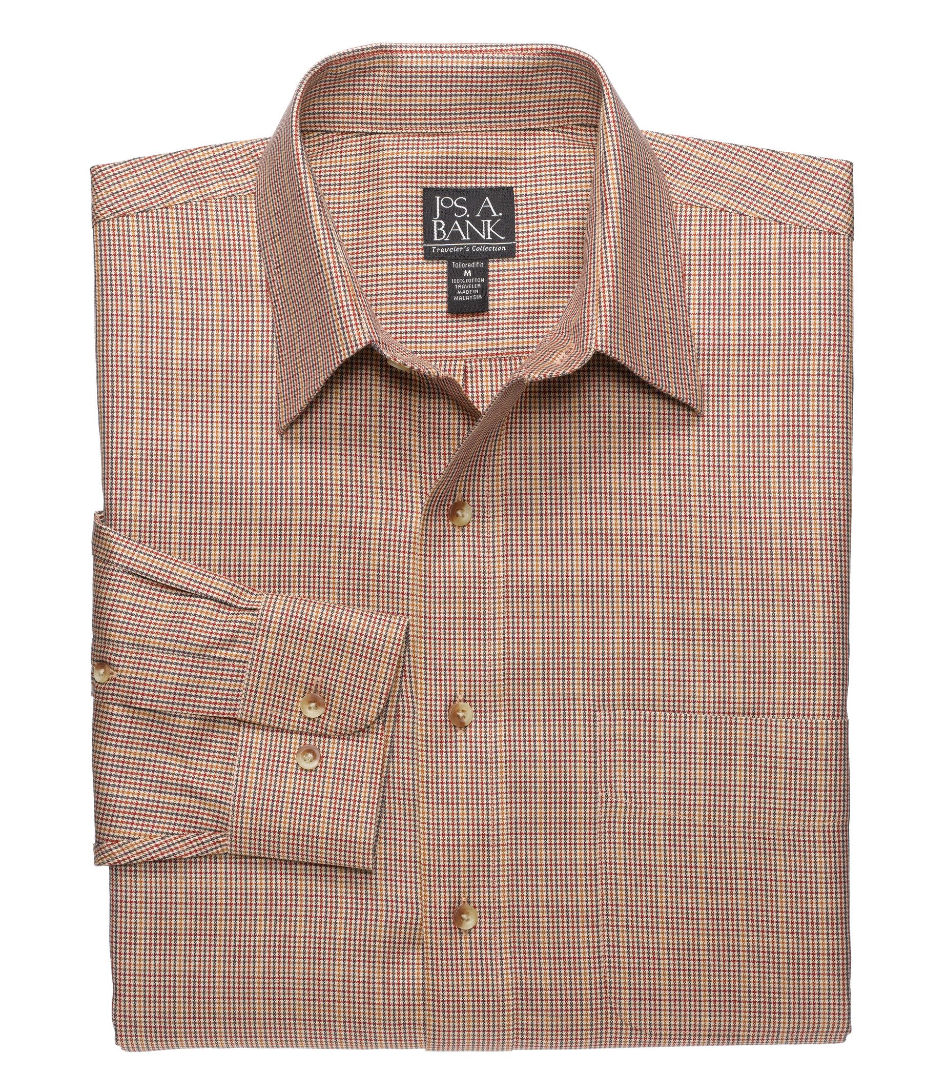Traveler Tailored Fit Point Collar Sportshirt