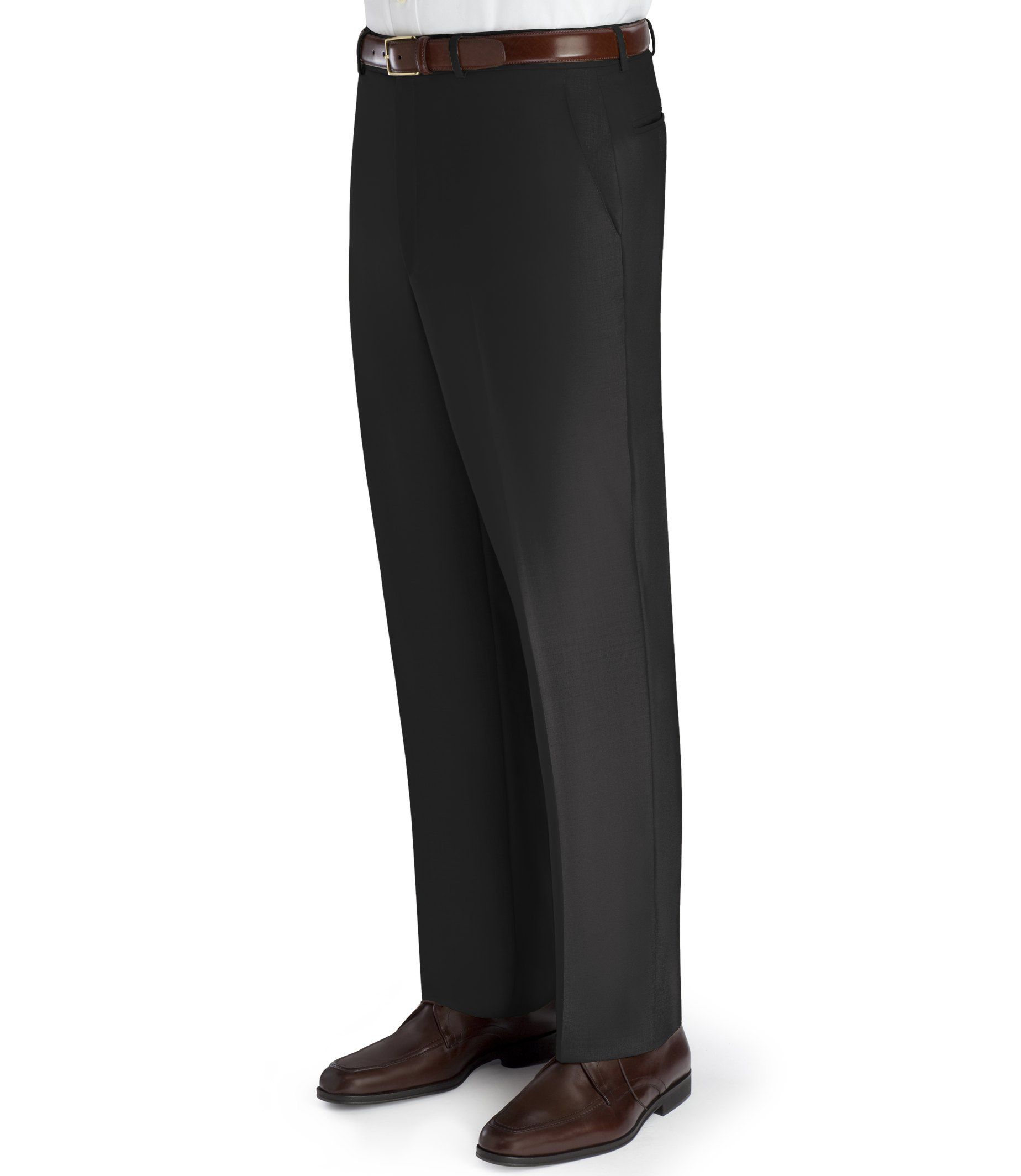 NEW! Traveler Tailored Fit Plain Front Trousers- 2 for $219, 3rd FREE!