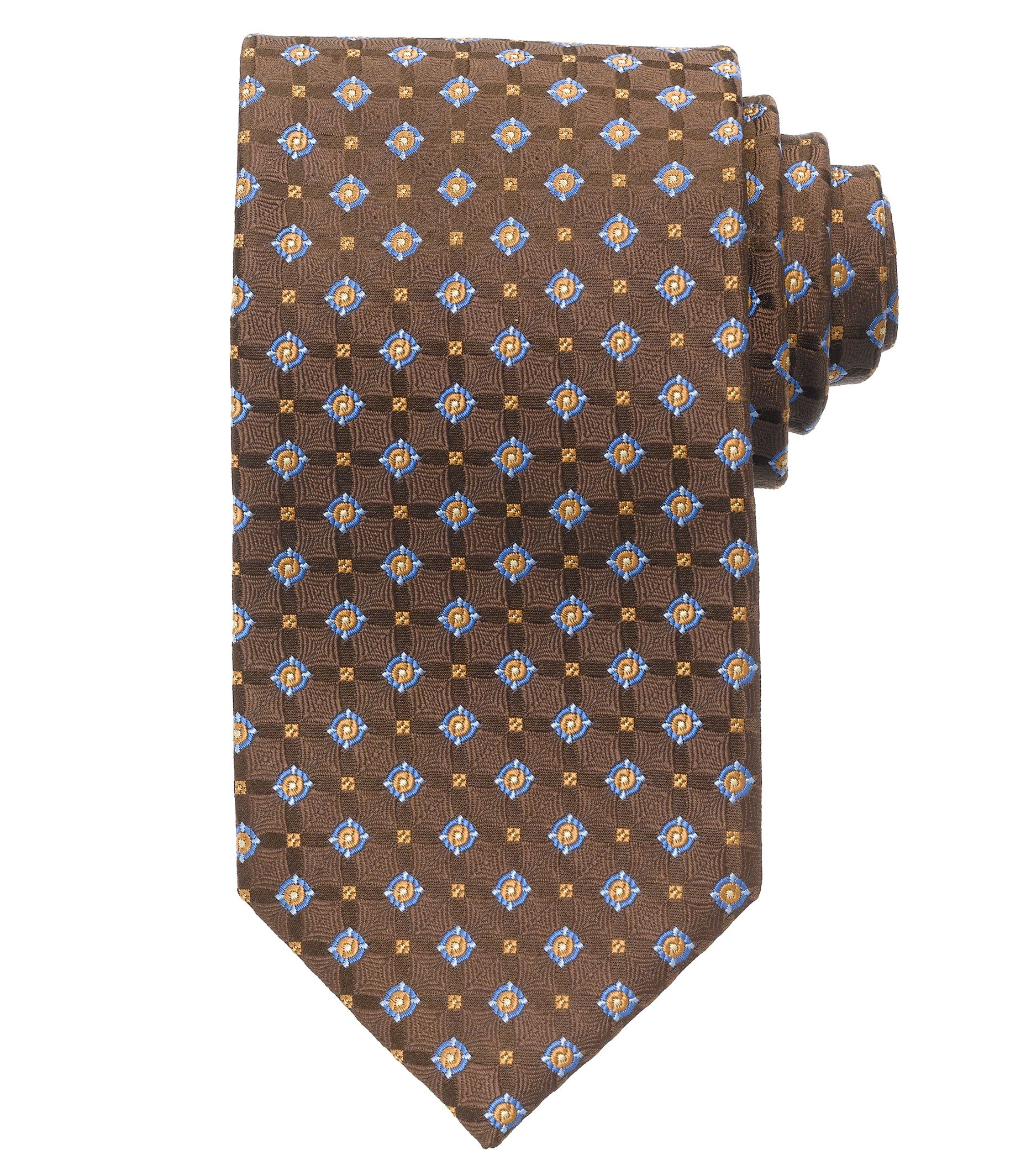 Circled Grid Tie
