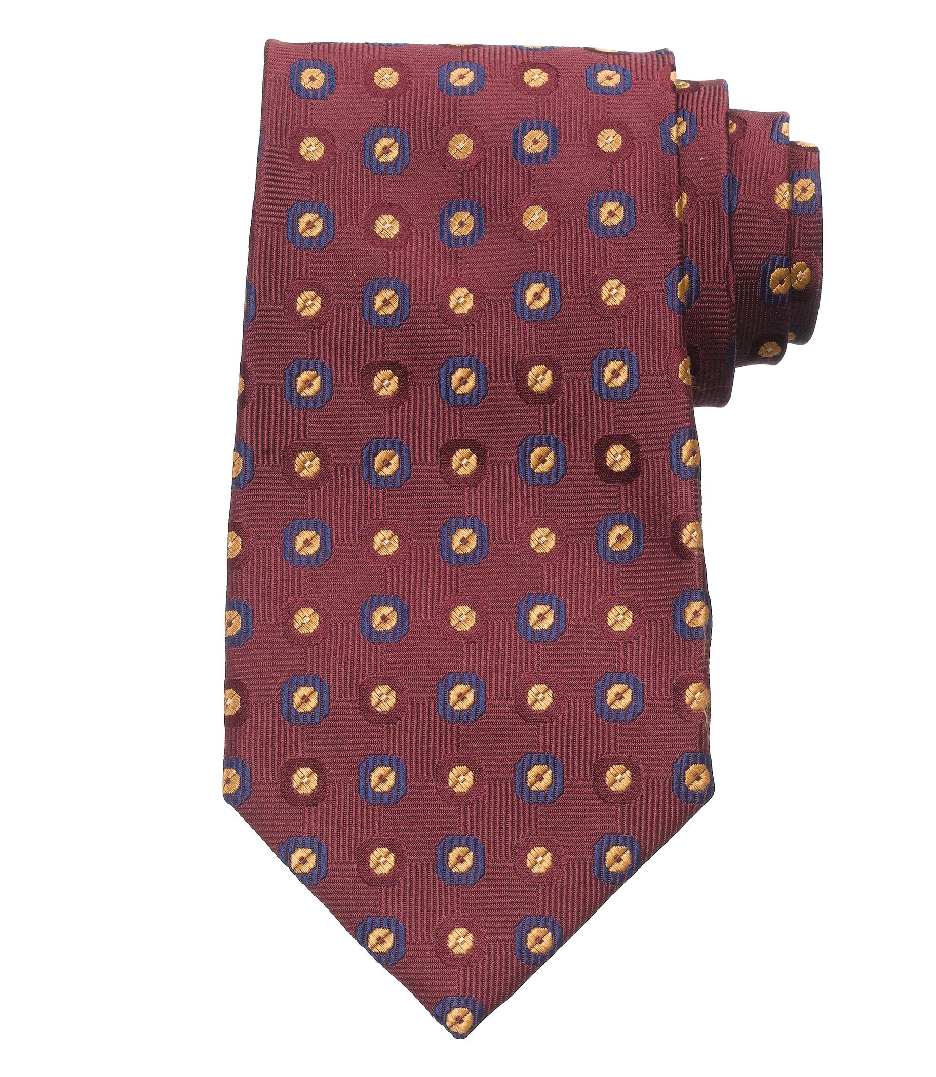 Twill with circles Tie
