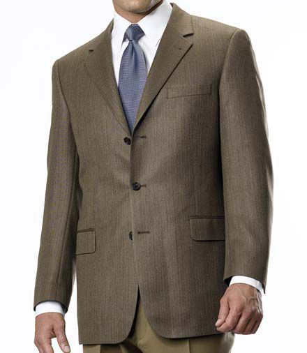 Signature Imperial Blend 3-Button Herringbone Sportcoat