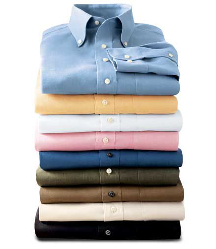 Wrinkle Resistant Long Sleeve Linen Solid Sportshirt Big or Tall