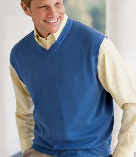 Signature Cotton Sweater Vest