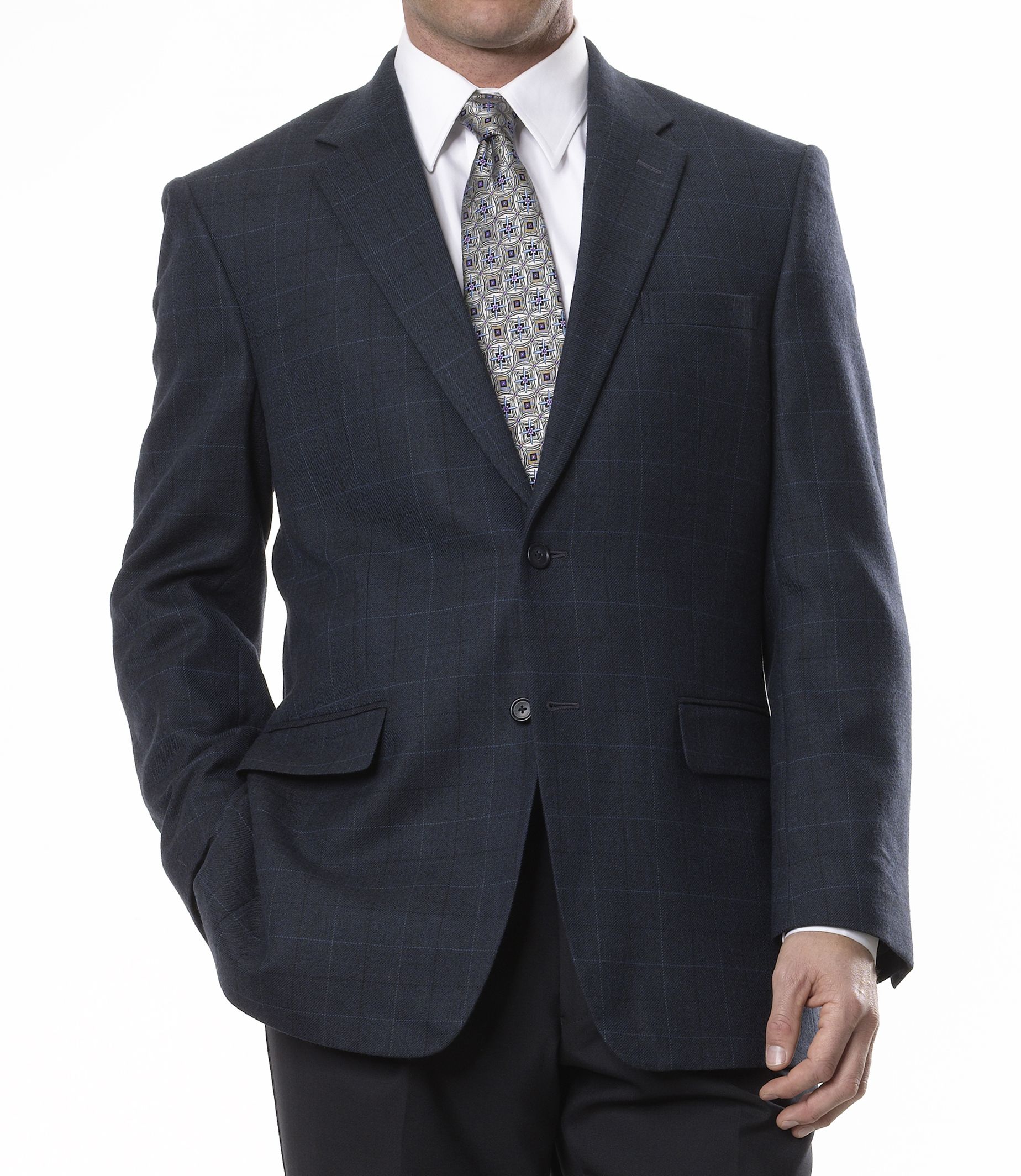 Traveler 2-Button Tailored Fit Sportcoat