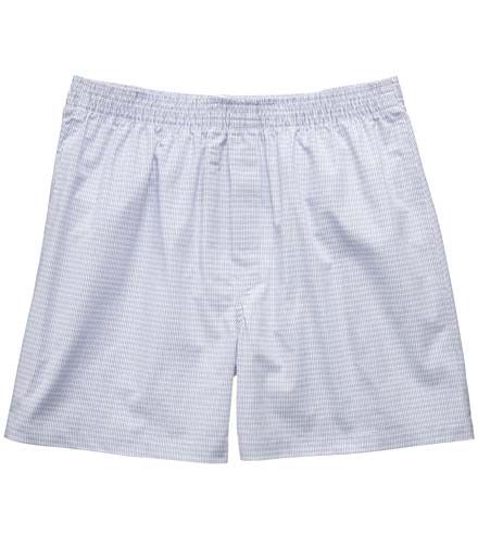 Mini Grey Plaid Boxer