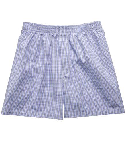 Purple Brown Plaid Boxer