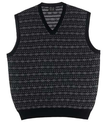 Signature Merino Wool Fair Isle Sweater Vest
