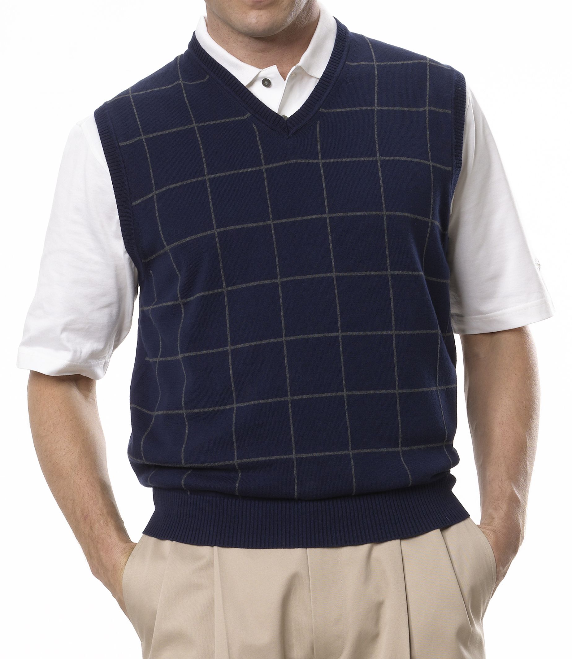 Leadbetter's Windowpane Vest