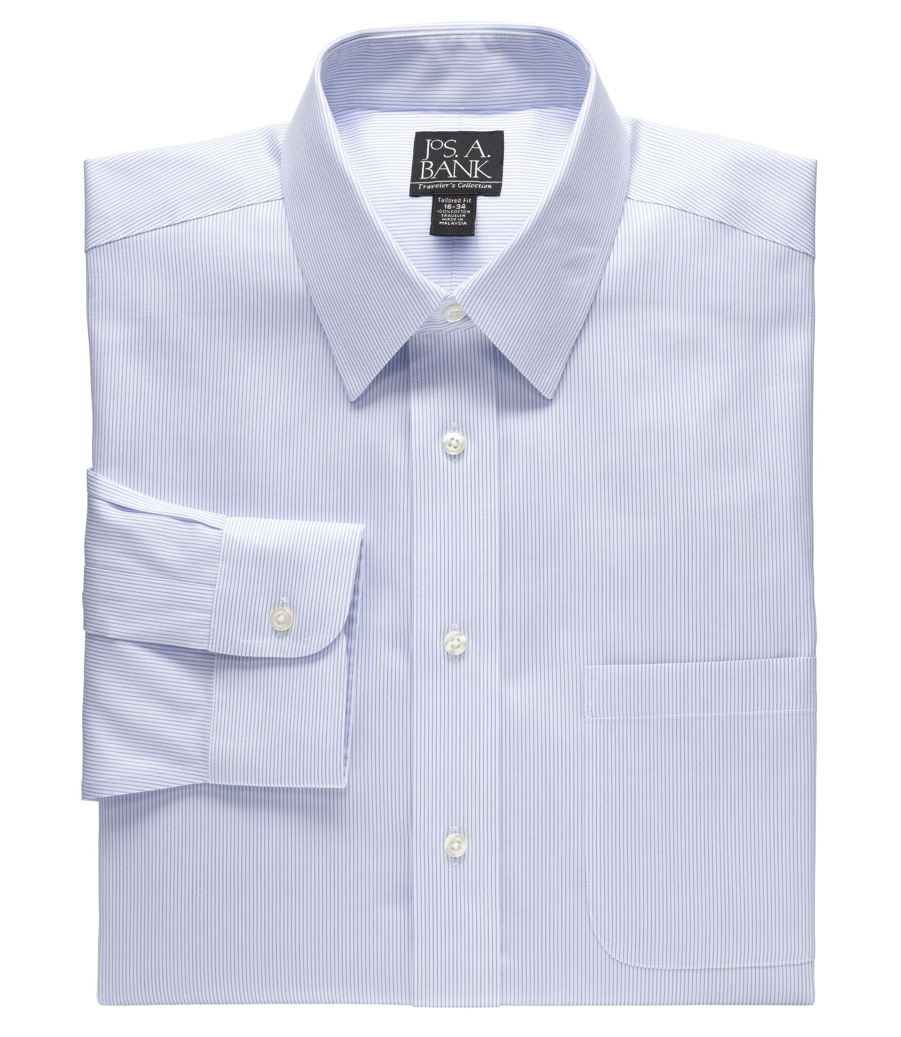 Traveler Patterned Twill Point Collar Dress Shirt Big or Tall- 2 for $139.99