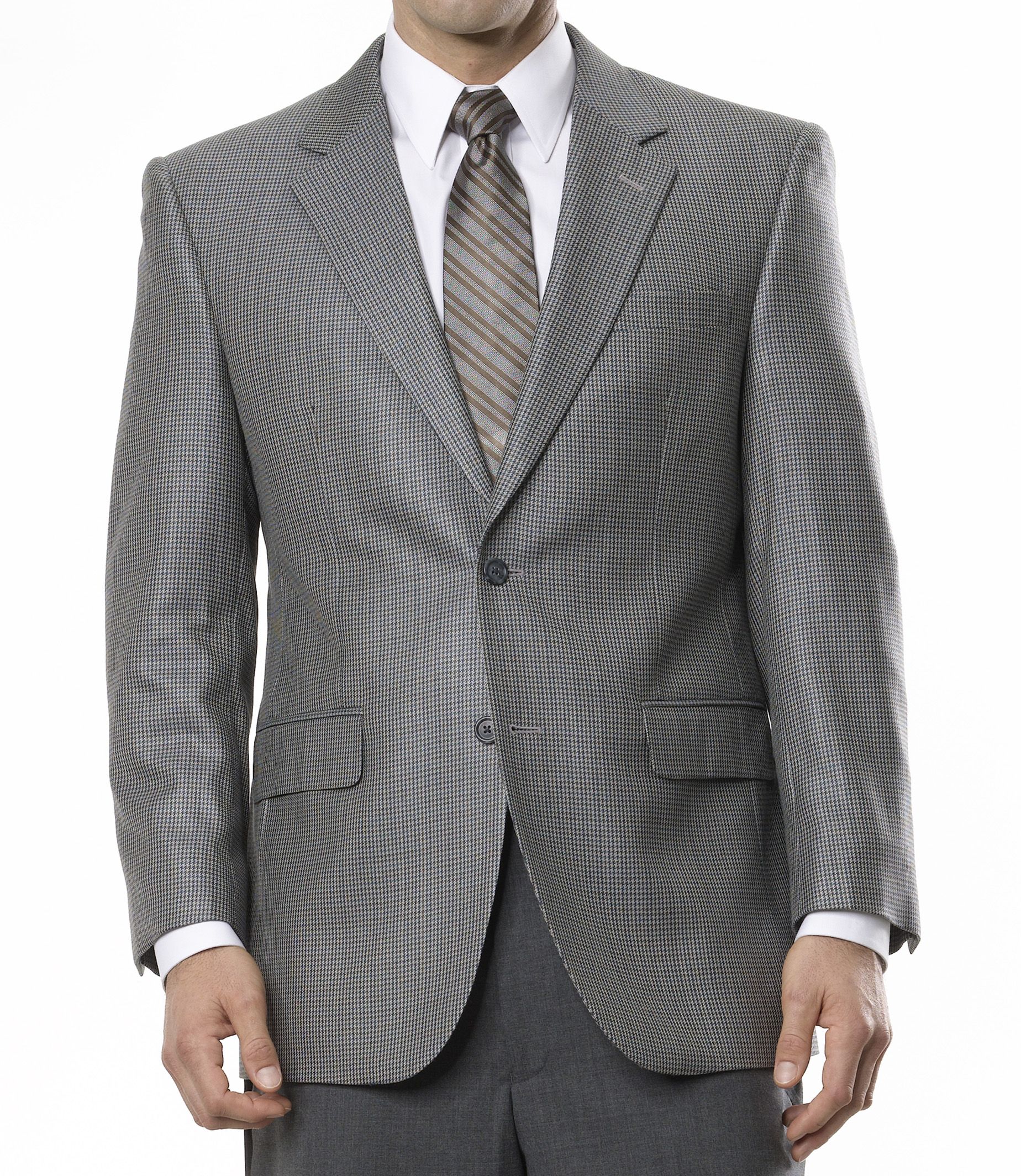 Executive 2-Button Silk/Wool Sportcoat