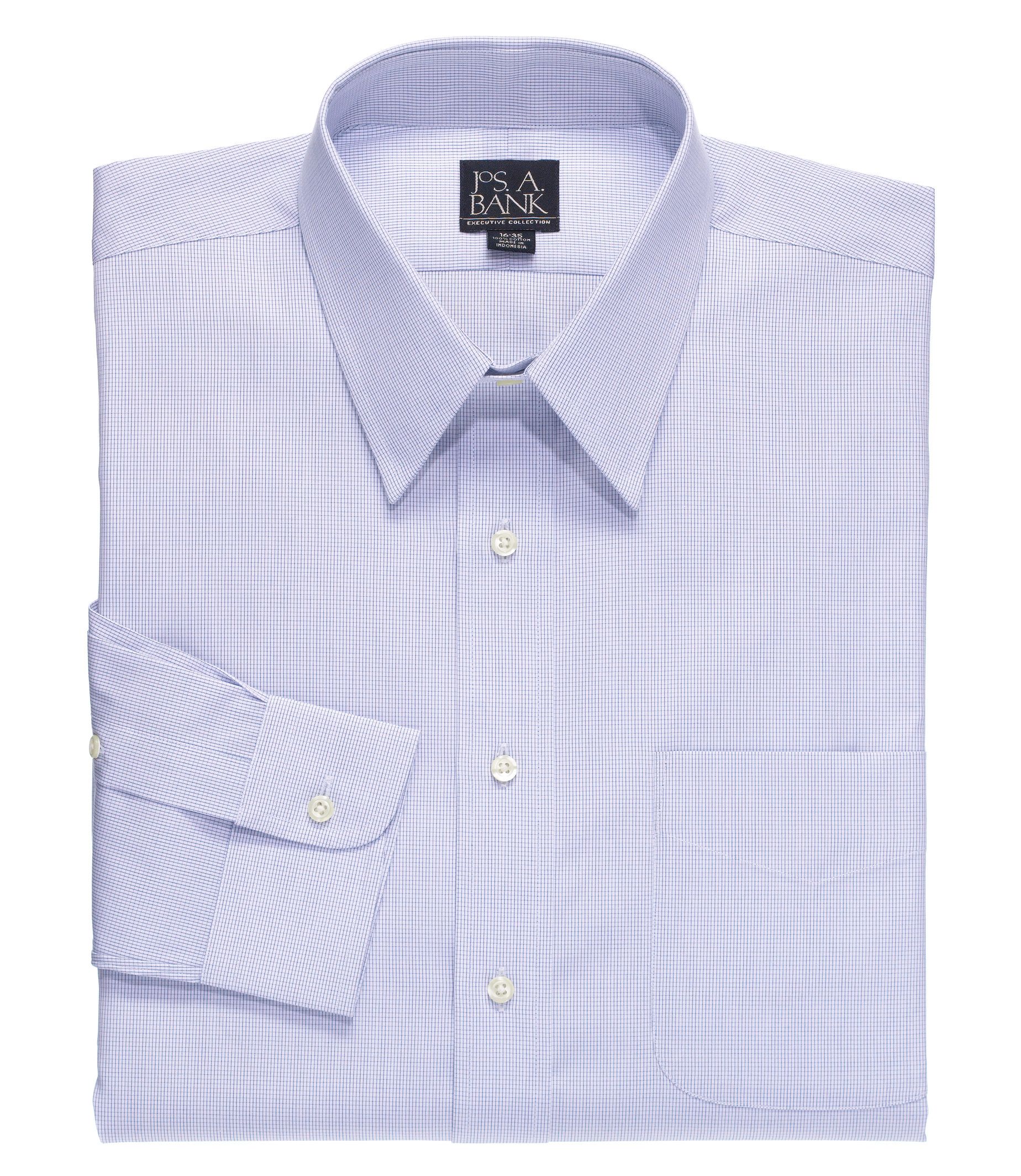 Executive Collection Pattern Point Collar Dress Shirt- 3 for $99
