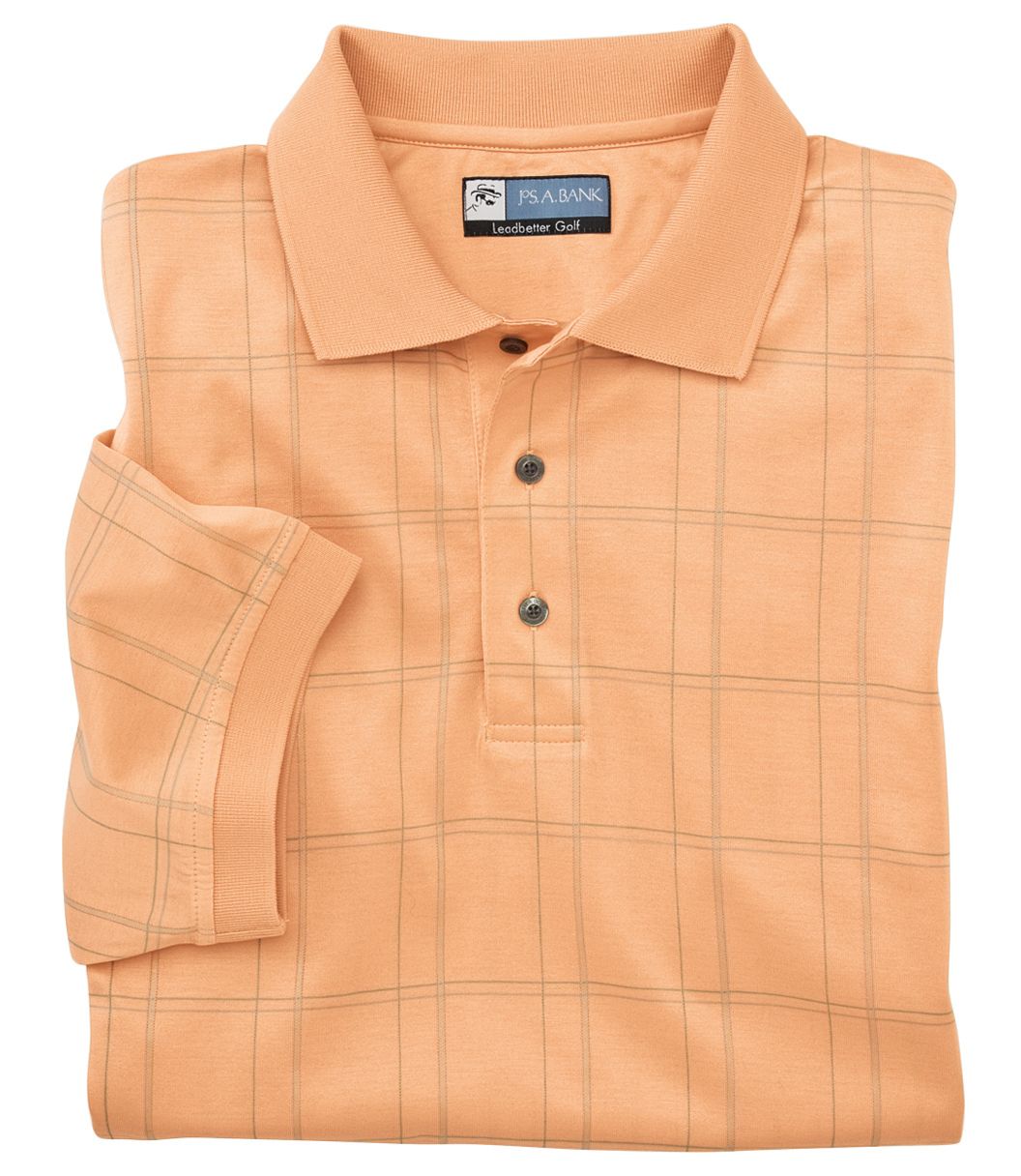 David Leadbetter Stays Cool Pattern Polo