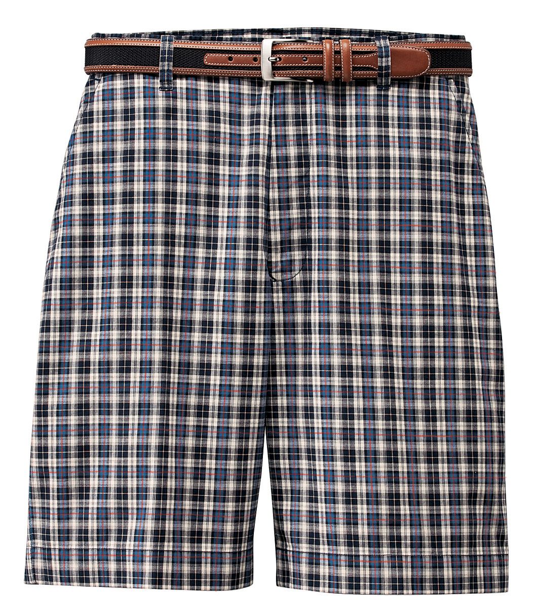 Poplin Plain Front Shorts