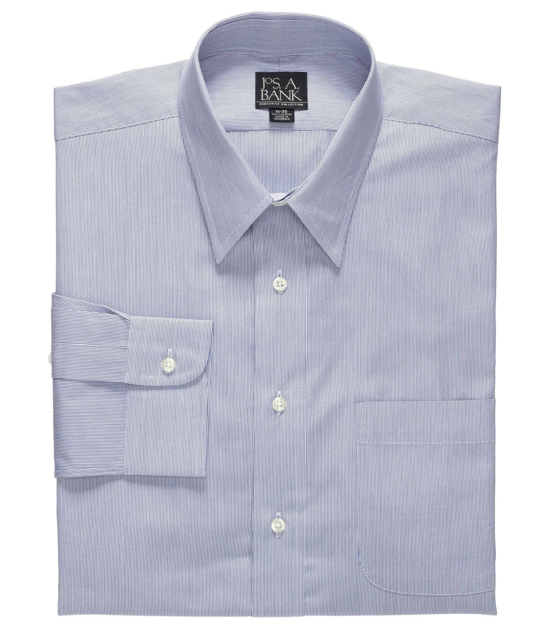 Executive Collection Pattern Point Collar Dress Shirt