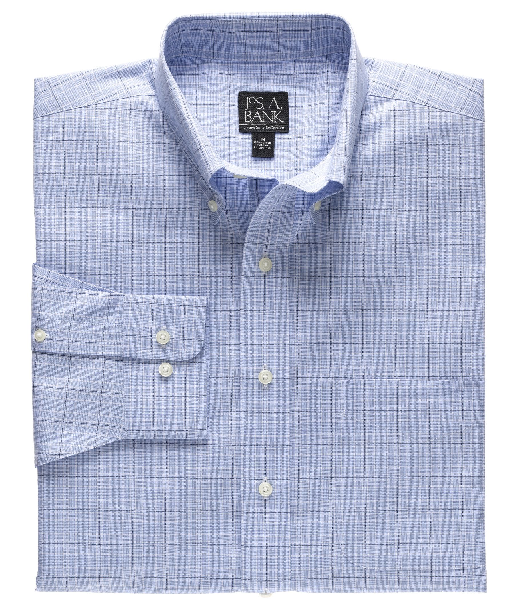 Traveler Poplin Buttondown Big/Tall Sportshirt- 3 for $149