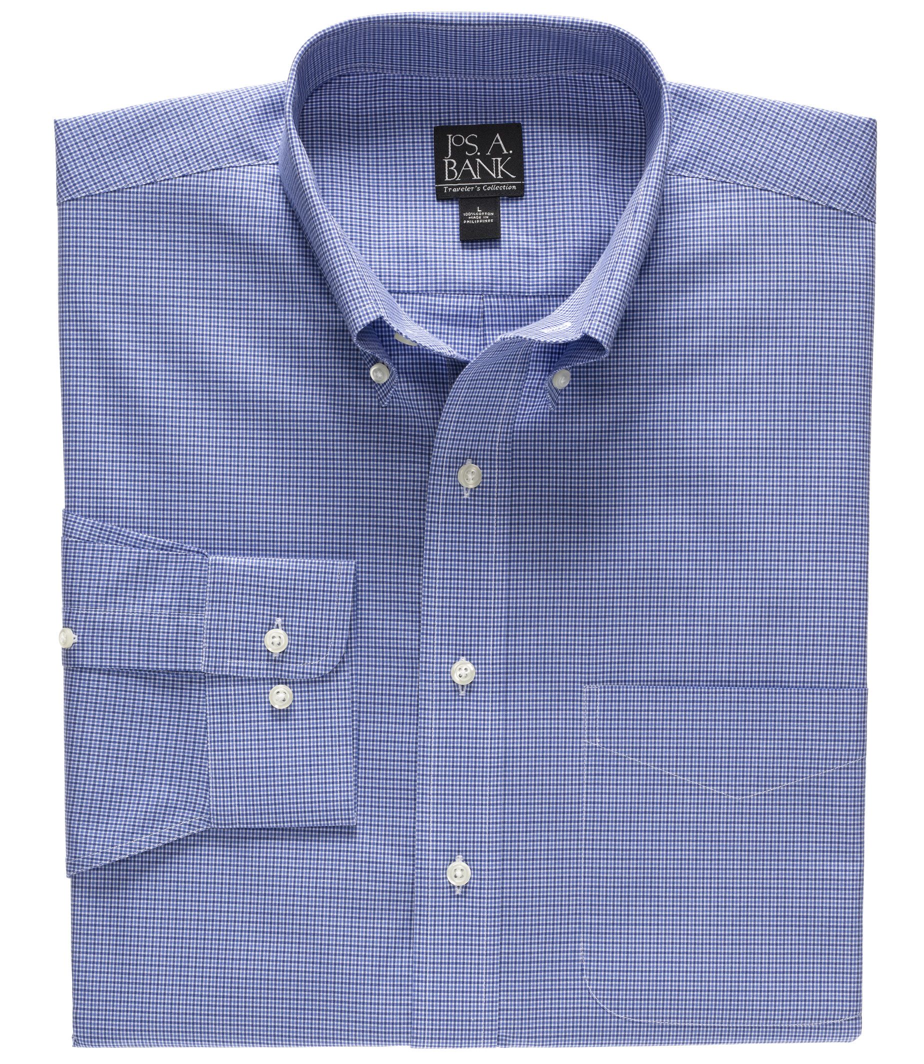 Traveler Poplin Buttondown Big/Tall Sportshirt- 3 for $149