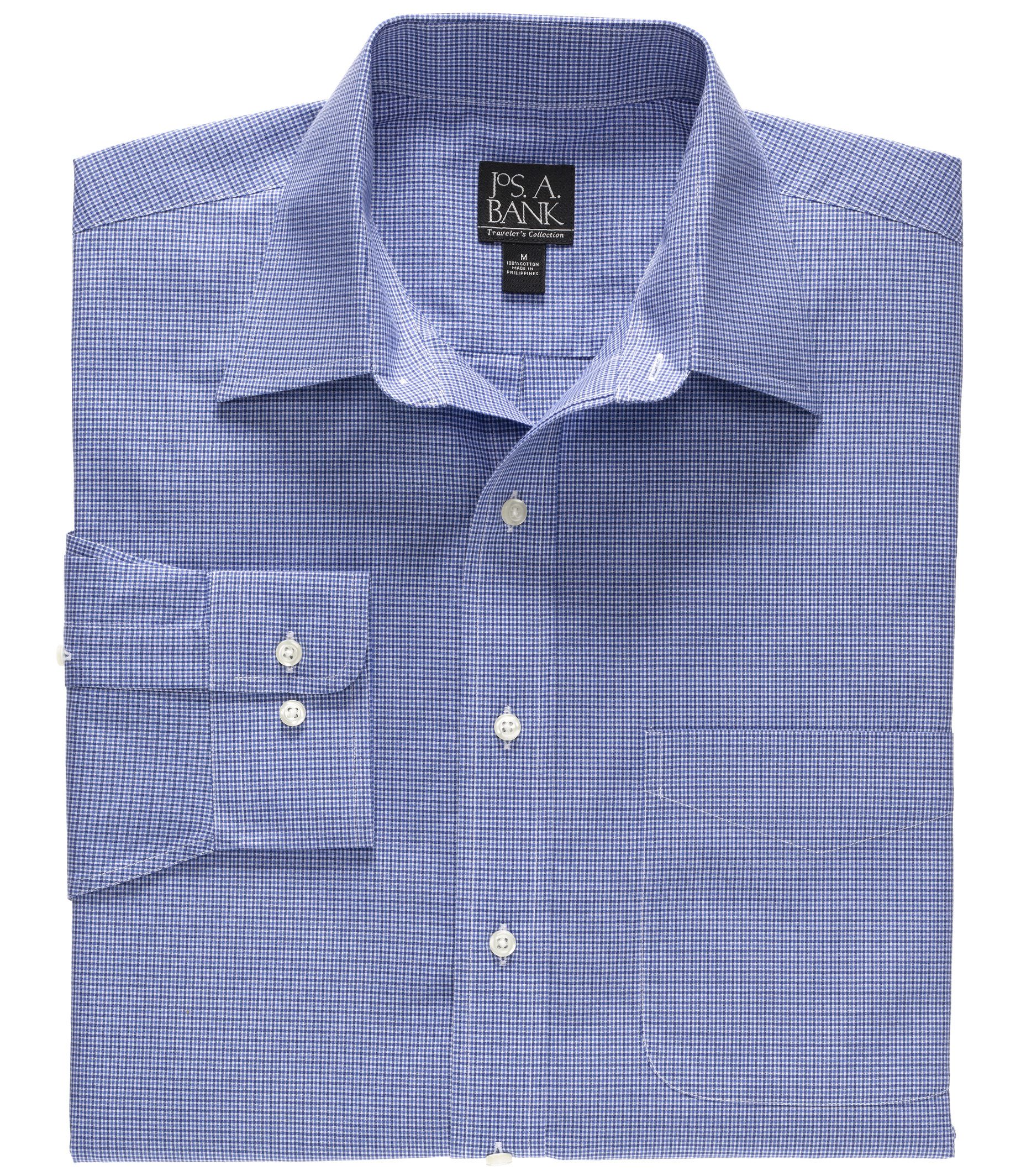 Traveler Poplin Point Collar Sportshirt