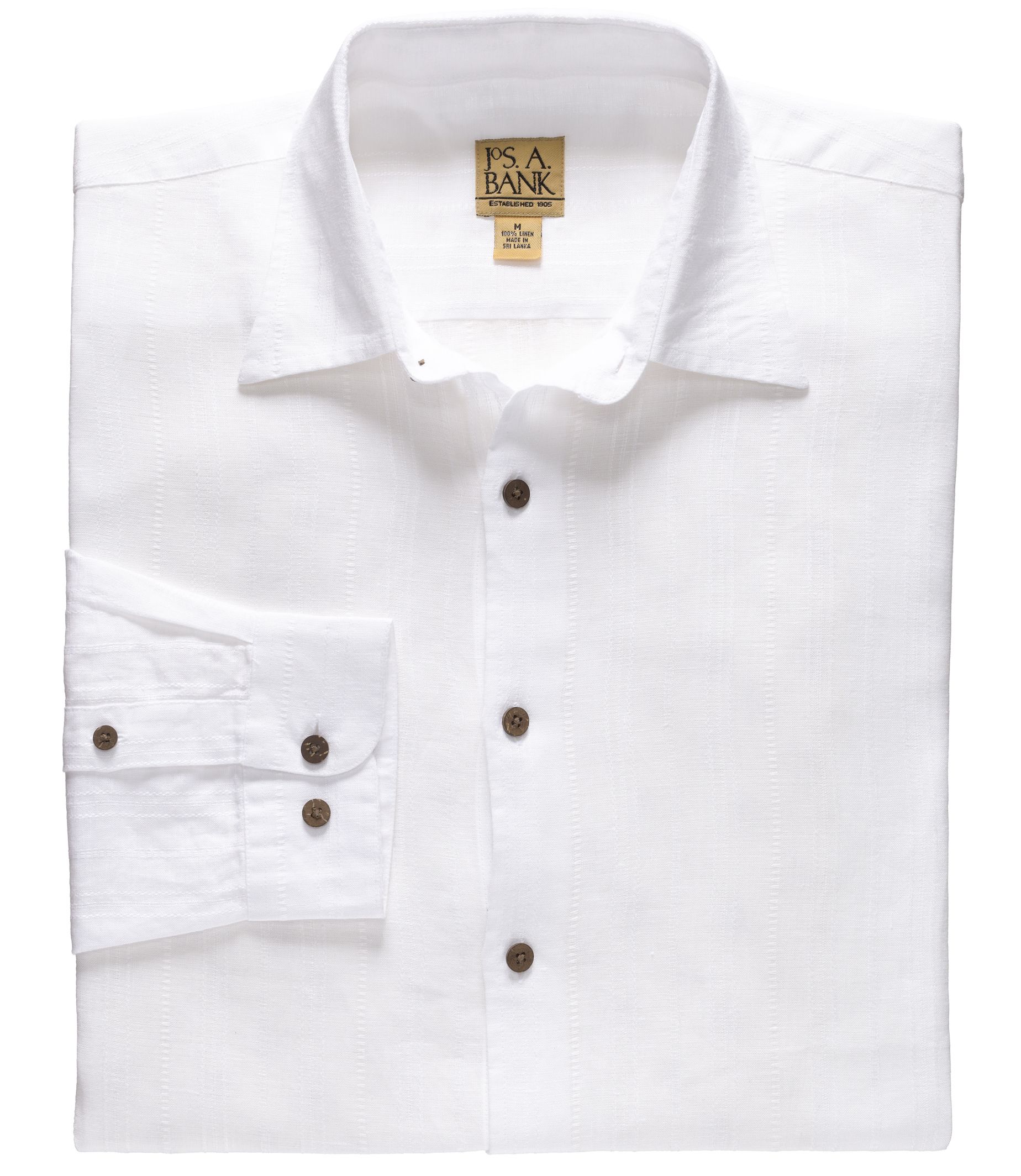 VIP Long-Sleeve Linen Sportshirt