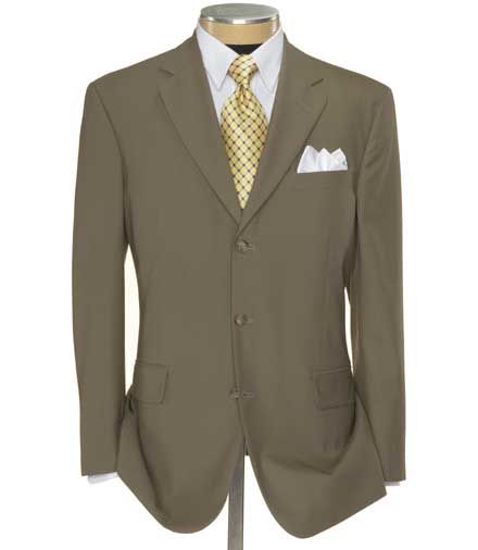 Business Express 3-Button Jacket-British Tan
