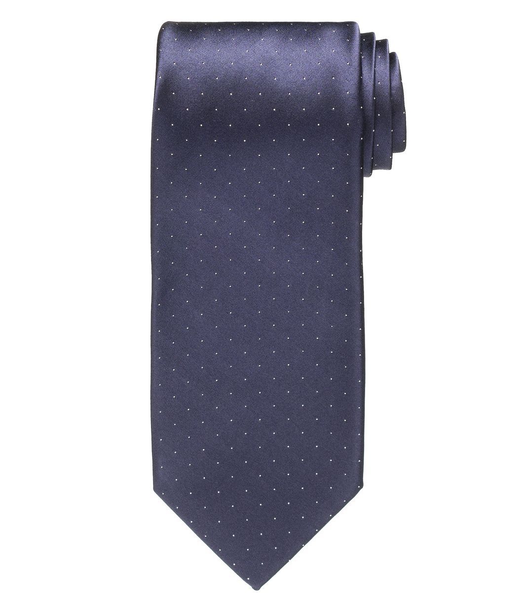 Platinum Pindot Tie 61" Long