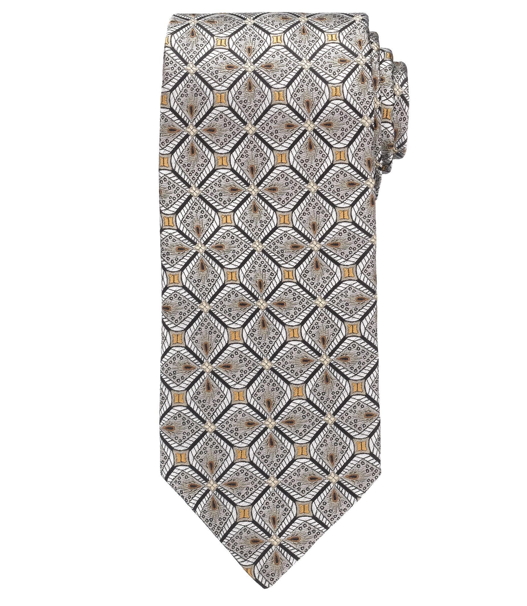 Signature Gold Feathered Grid Tie- Buy 1, Get 2nd 25% Off and 3rd FREE!