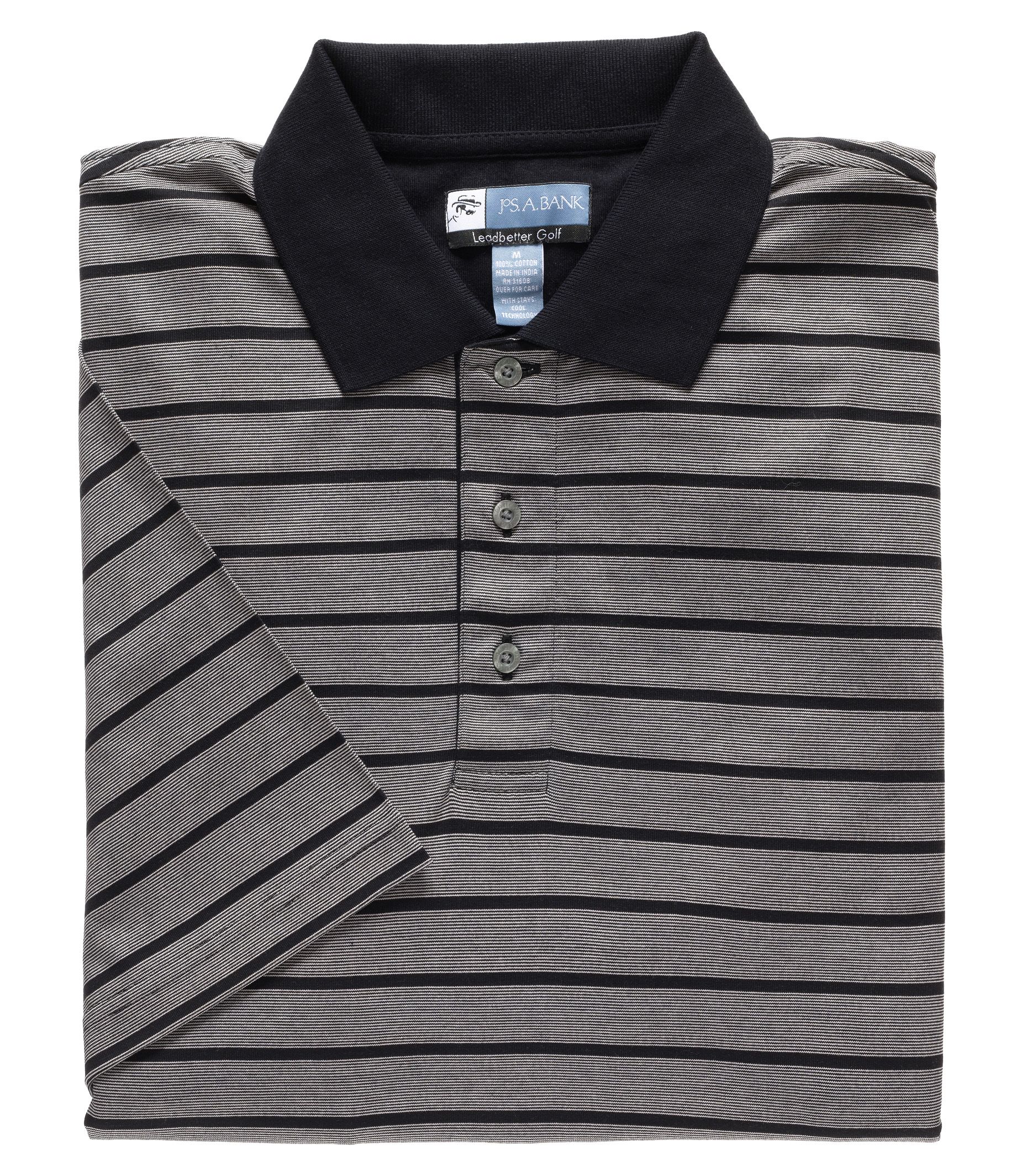 David Leadbetter Stays Cool Golf Polo with Fast-Dry Fabric