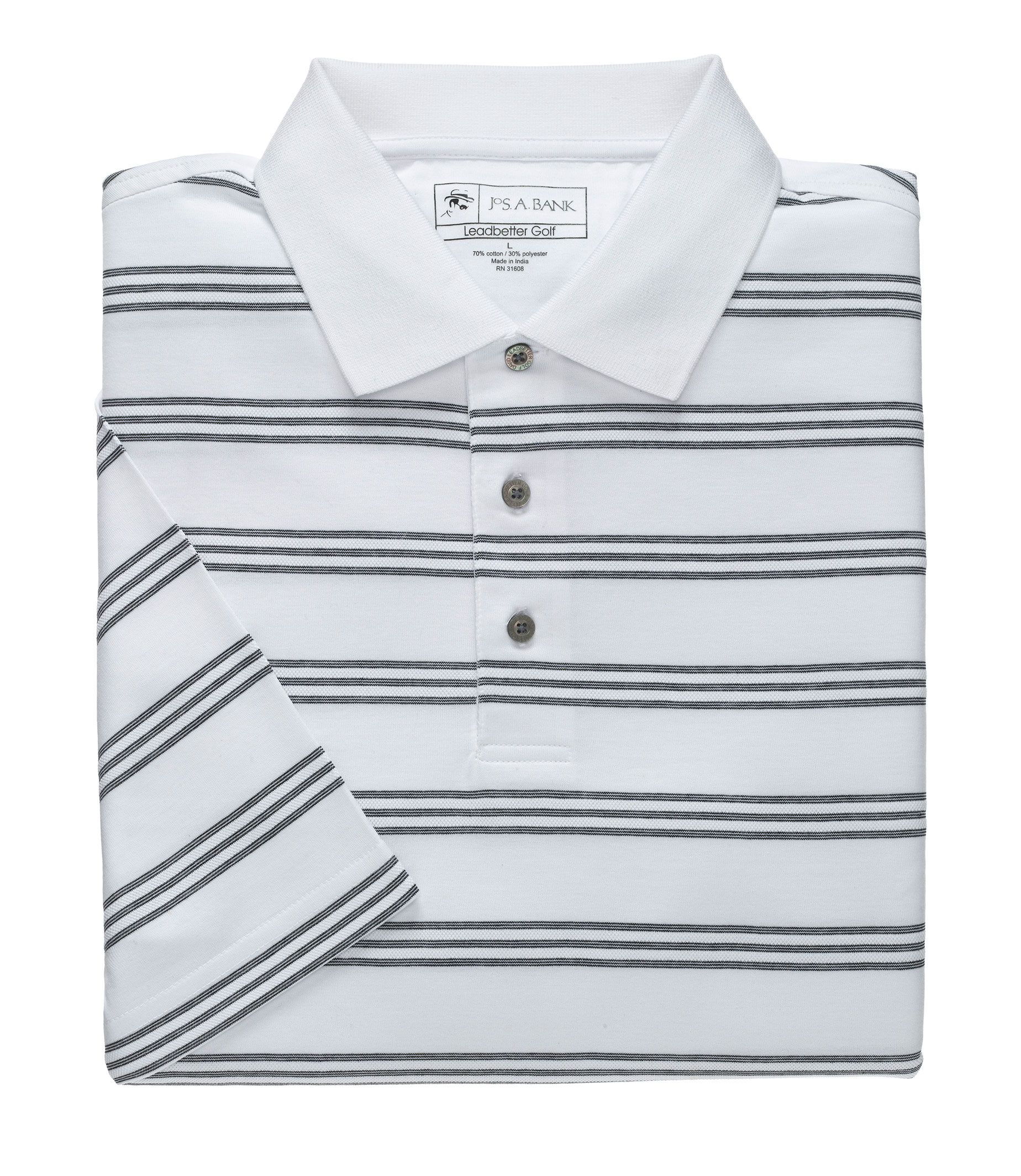 David Leadbetter Stays Cool Golf Polo with Fast-Dry Fabric