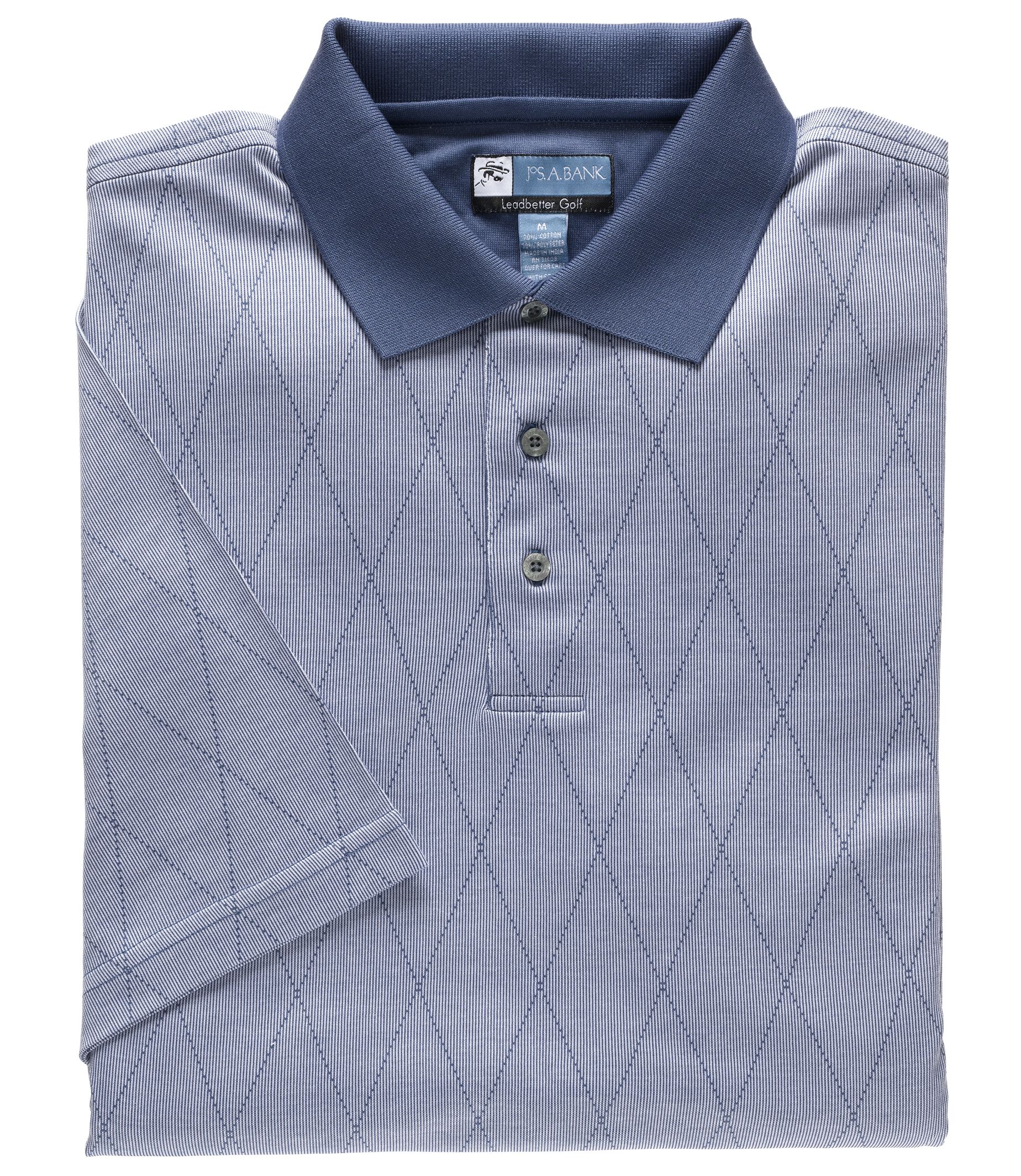 David Leadbetter Stays Cool Golf Polo with Fast-Dry Fabric