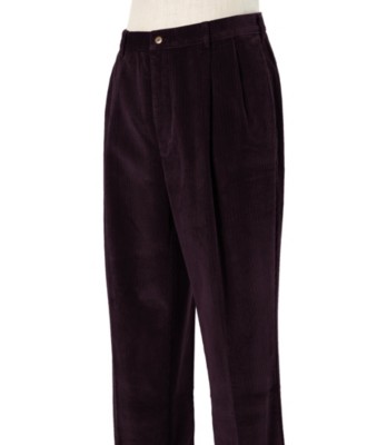 JoS. A. Bank Colorfast Casual Corduroy Pleated Fro...