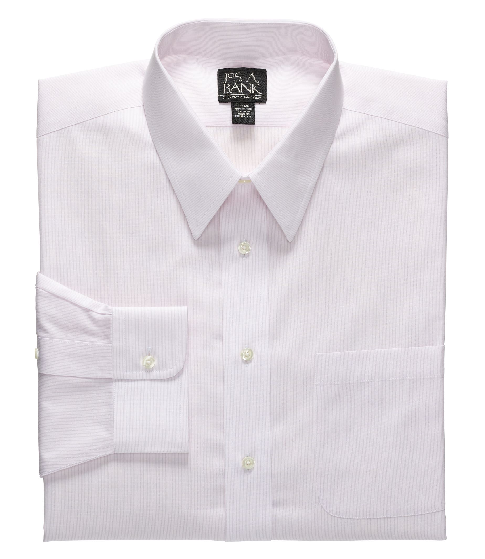 Traveler Point Collar Fineline Dress Shirt- 3 for $149
