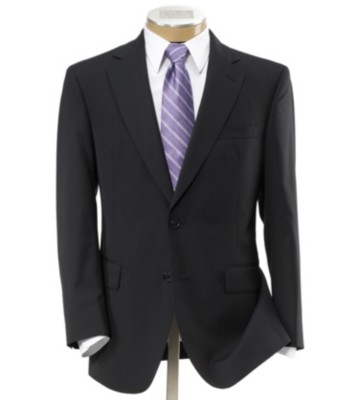 JoS. A. Bank Executive 2-button Pattern Wool Suit