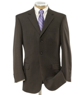 JoS. A. Bank Executive 3-button Pattern Wool Suit