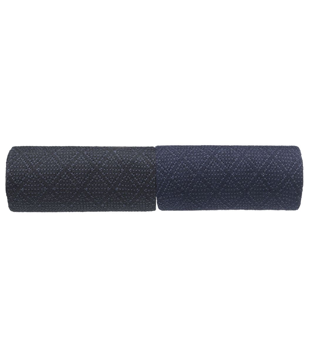 Ribbed Diamond Mid-Calf Socks