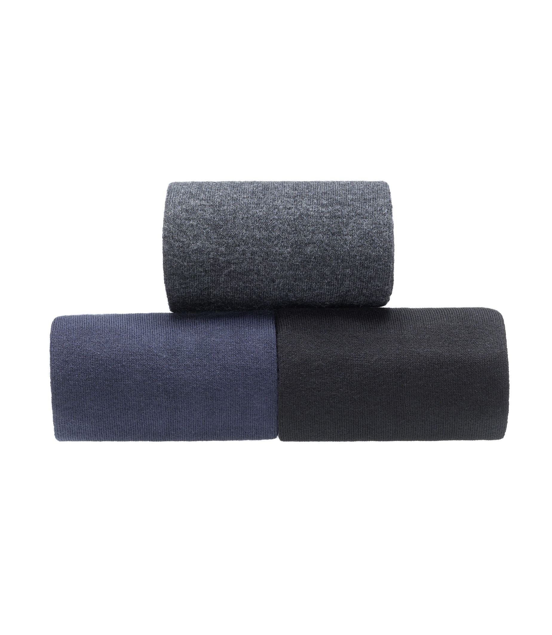 Solid Ultra Cushion Sole Mid-Calf Socks