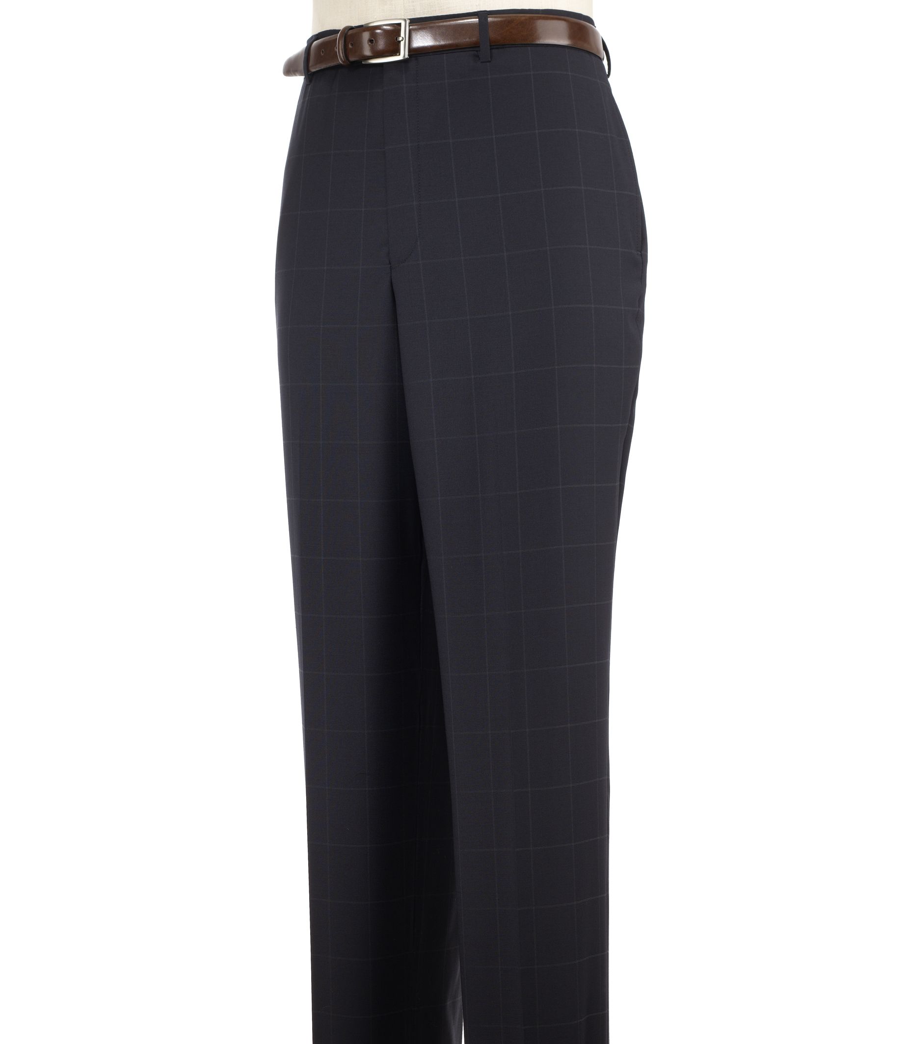 Signature Wool Plain Front Trousers