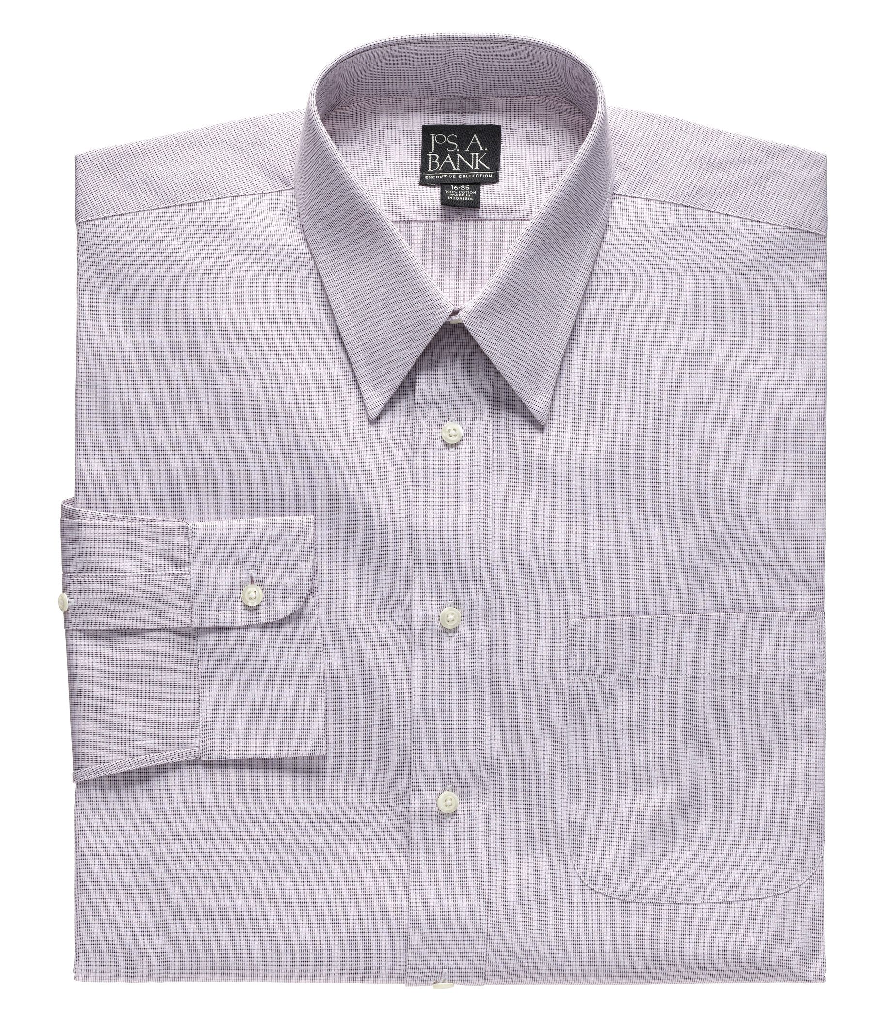 Executive Collection Pattern Point Collar Dress Shirt