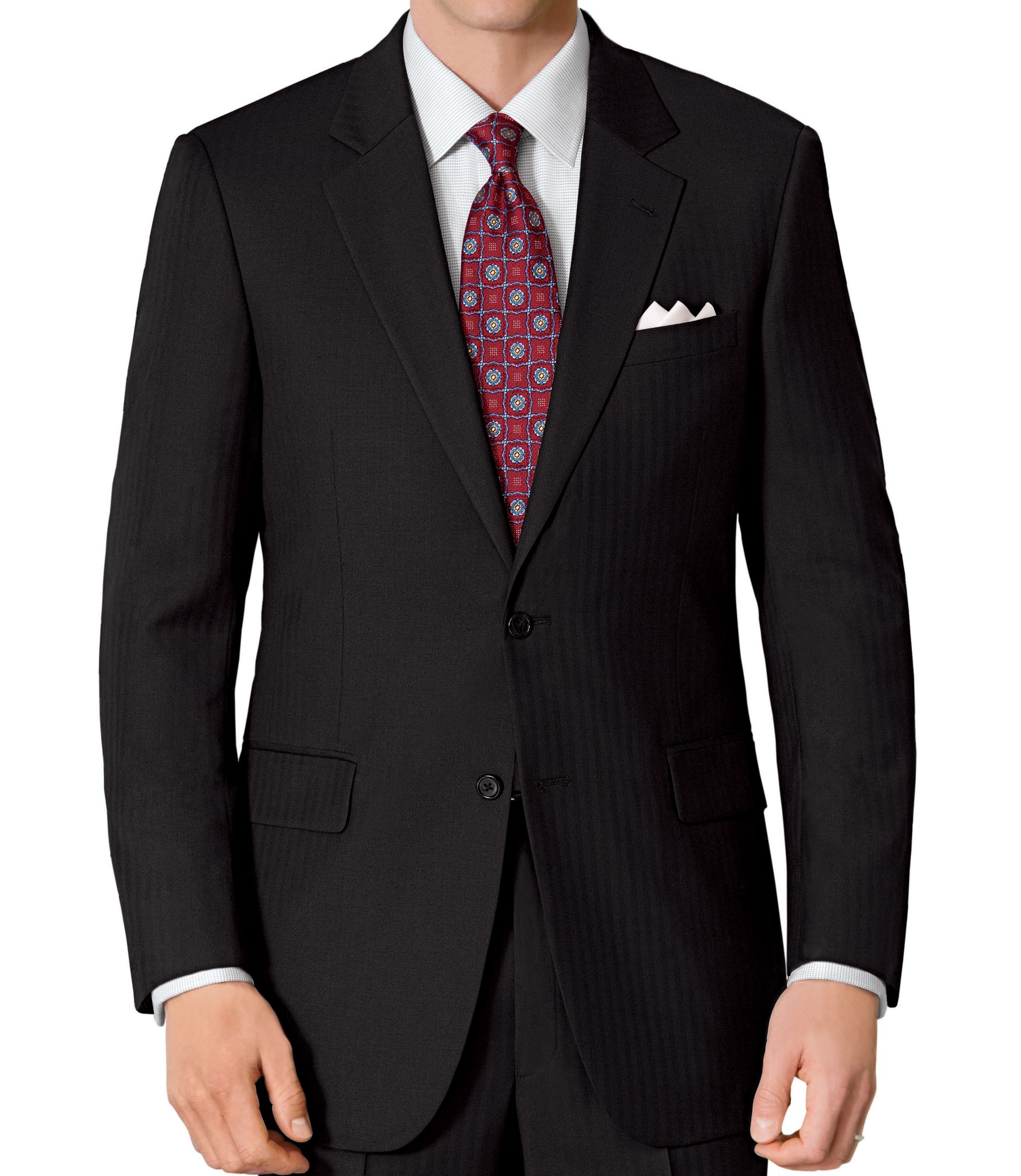 Signature 2-Button Wool Pattern Suit