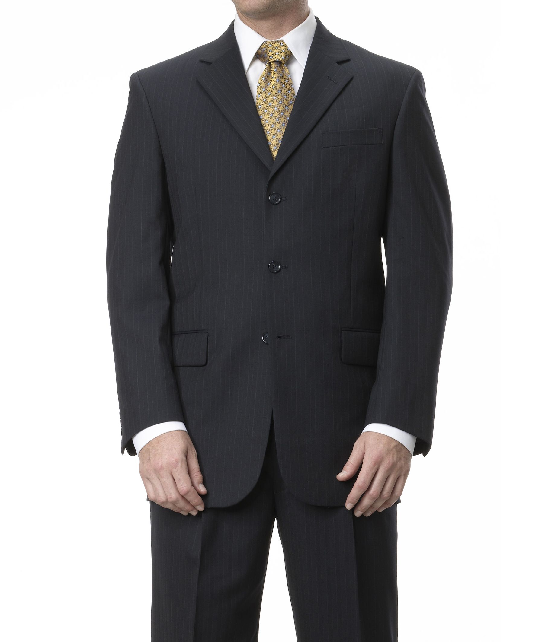 Executive 3-Button Wool Suit