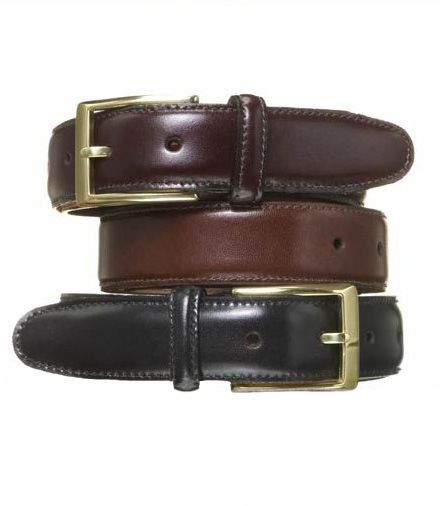 Factory Calfskin Dress Belt