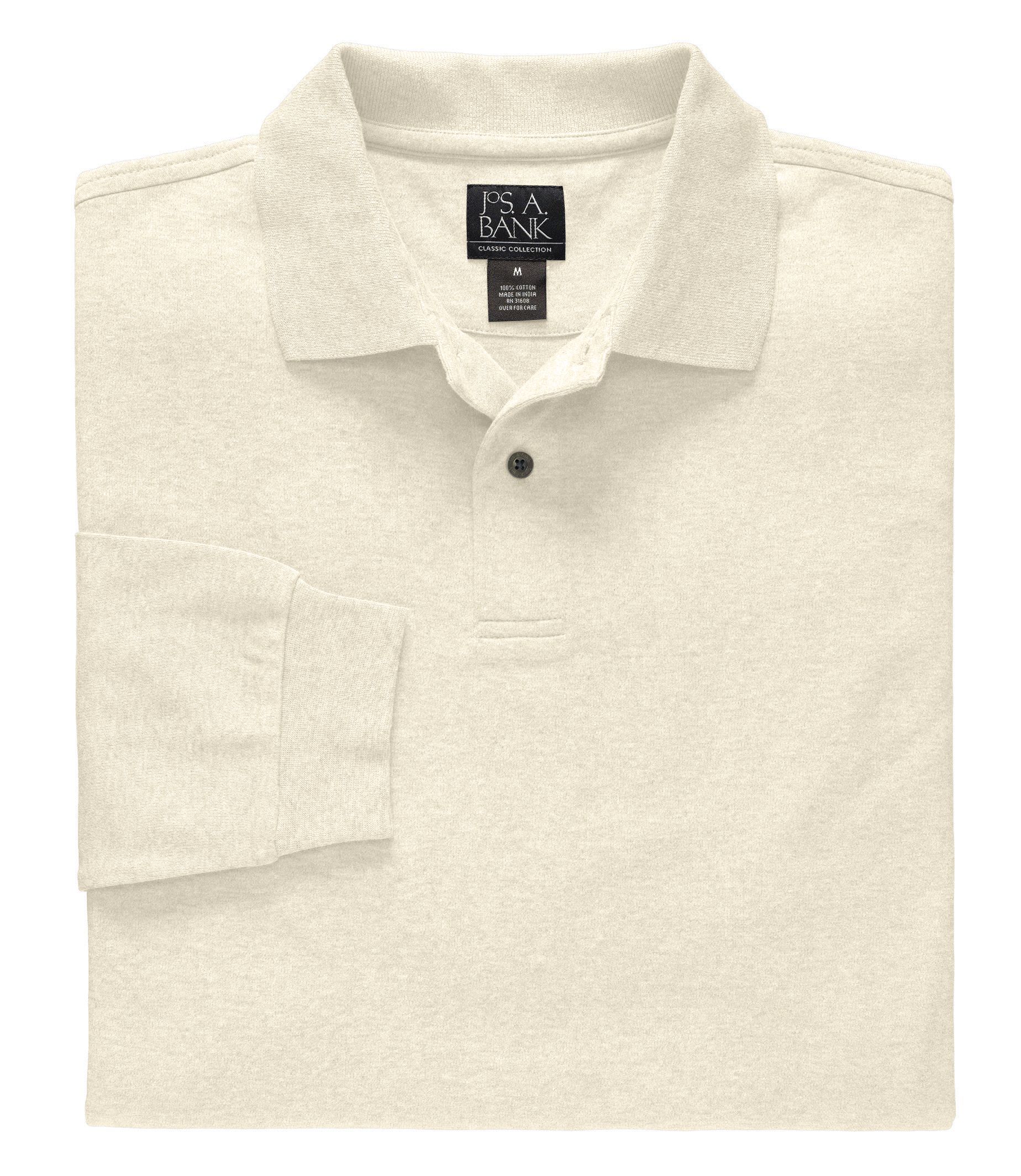 Factory Store Long Sleeve Interlock Polo