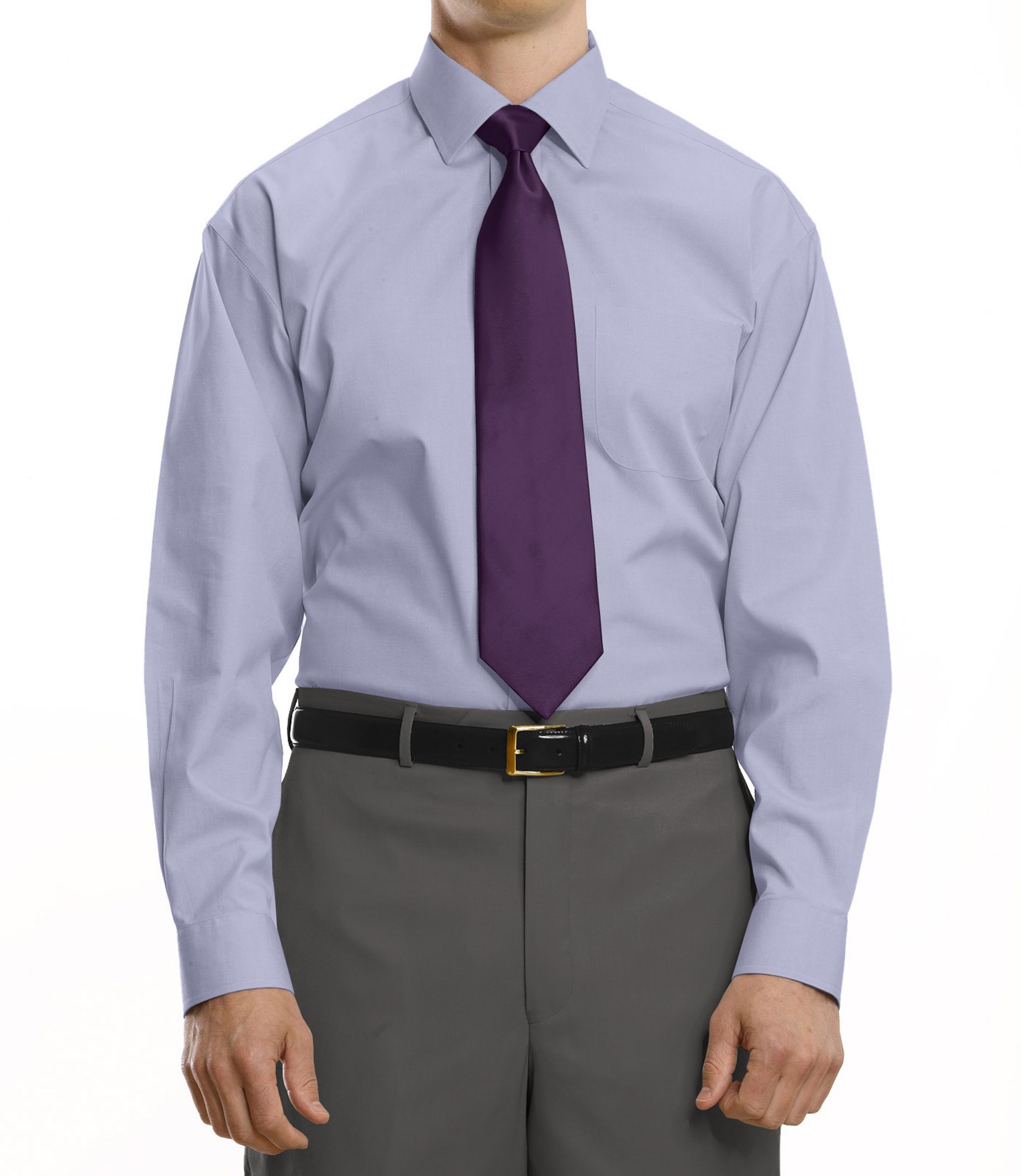 Factory Store Non-Iron Big and Tall Spread Collar Dress Shirt