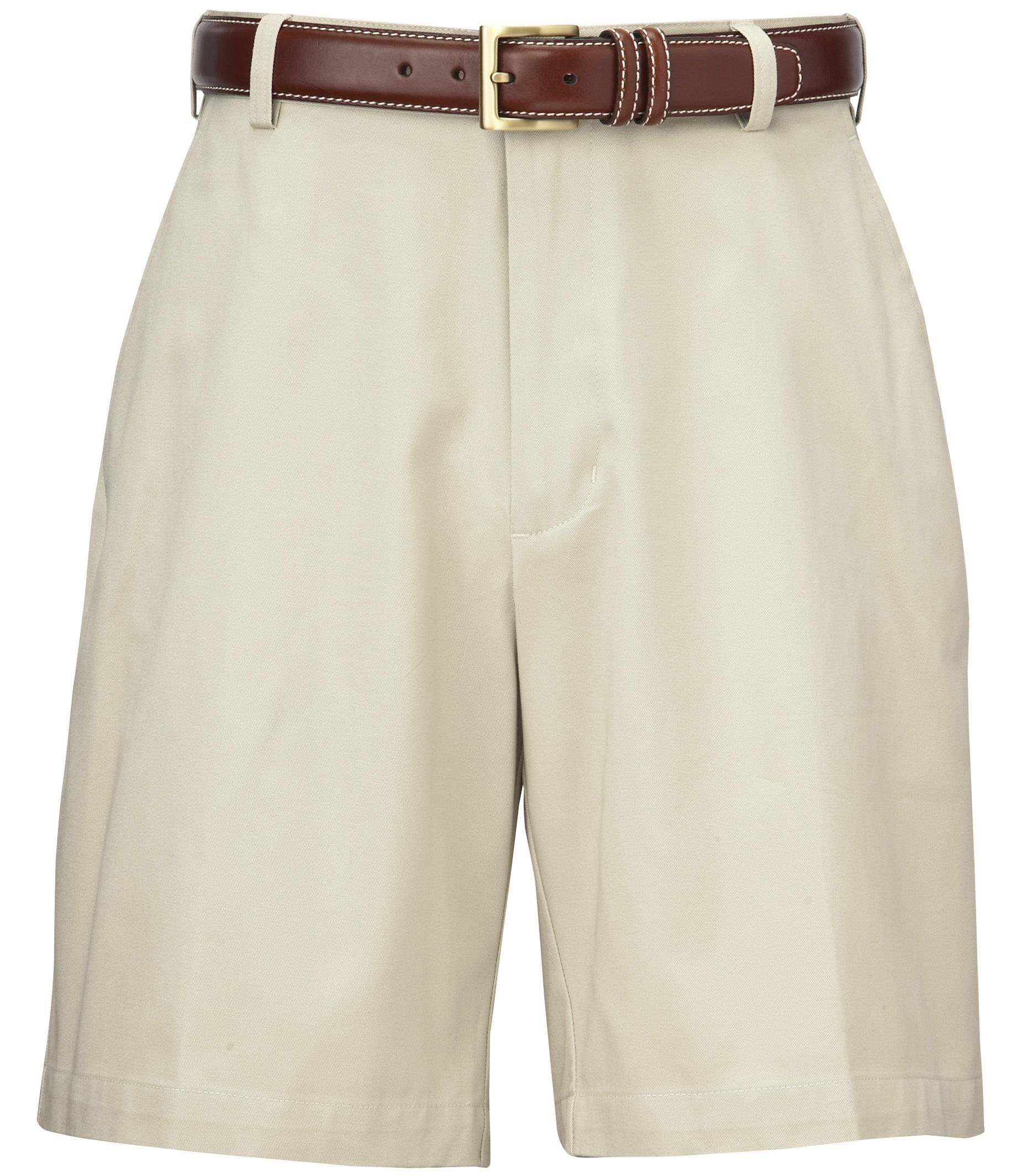 Factory Store Cotton Plain Front Shorts