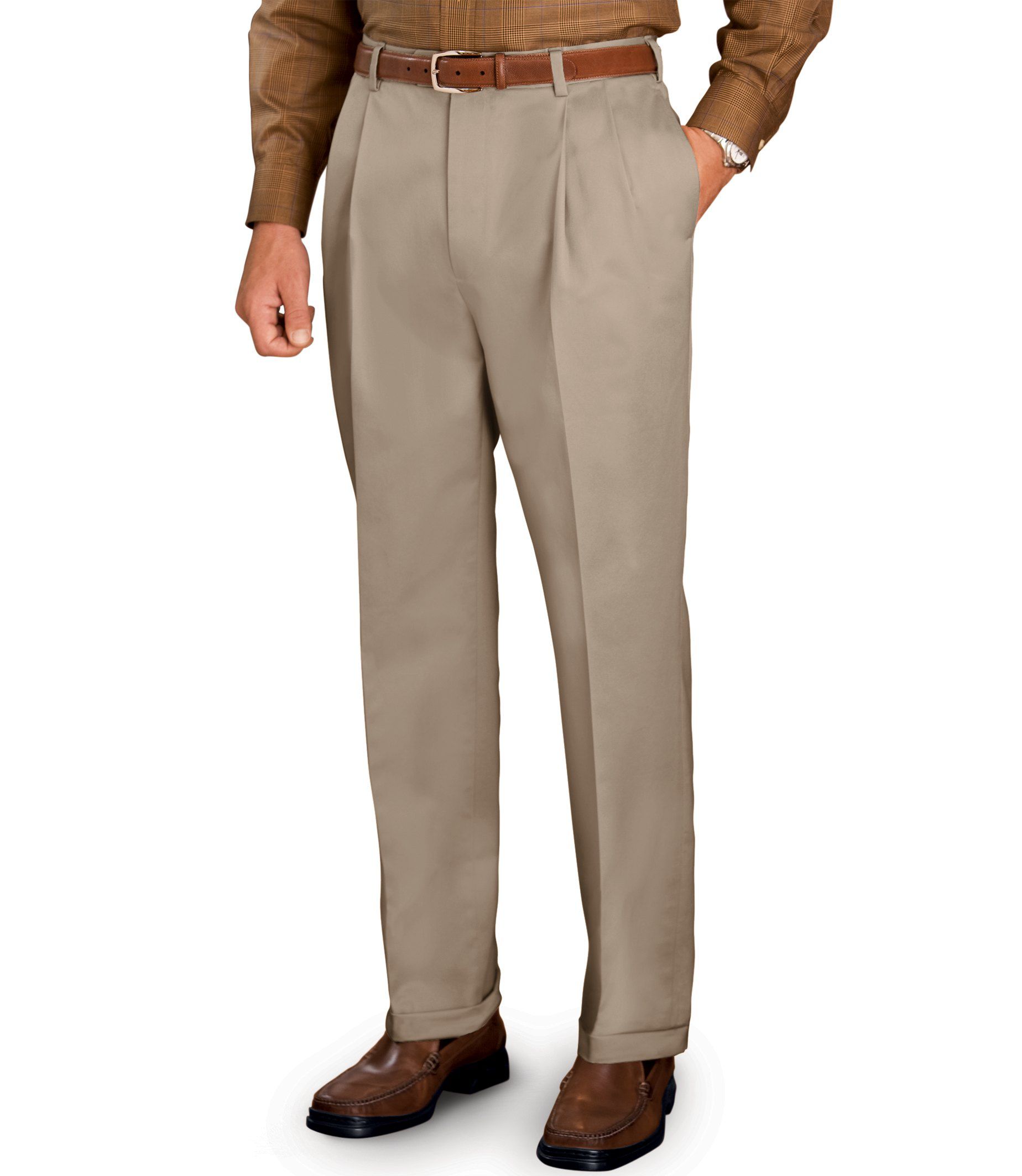 Factory Store Performance Pleated Tailored Fit Pants-Buy 2 or More: $32 Each