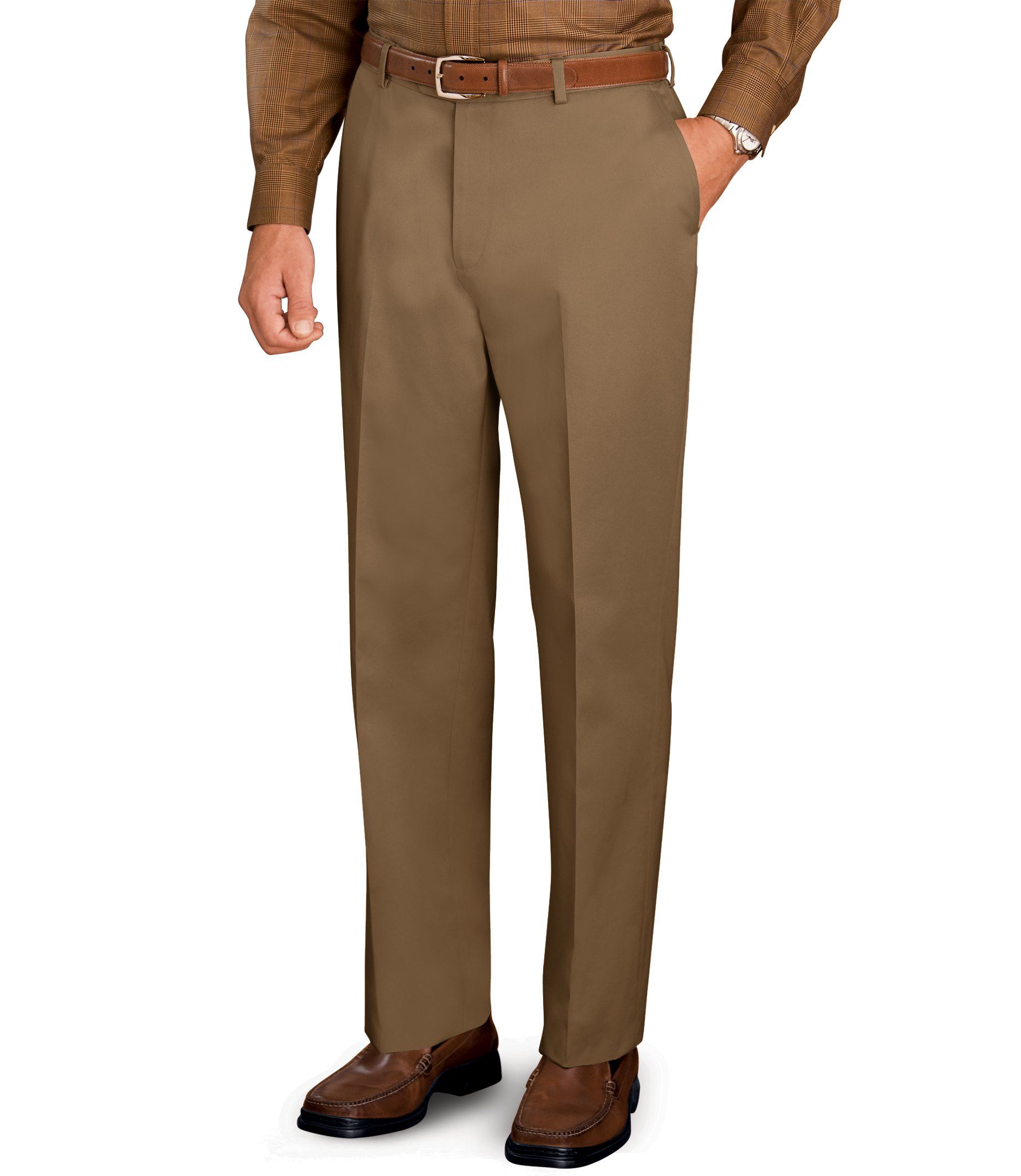 Factory Store Performance Plain Front Tailored Pants-Buy 2 or More: $32 Each