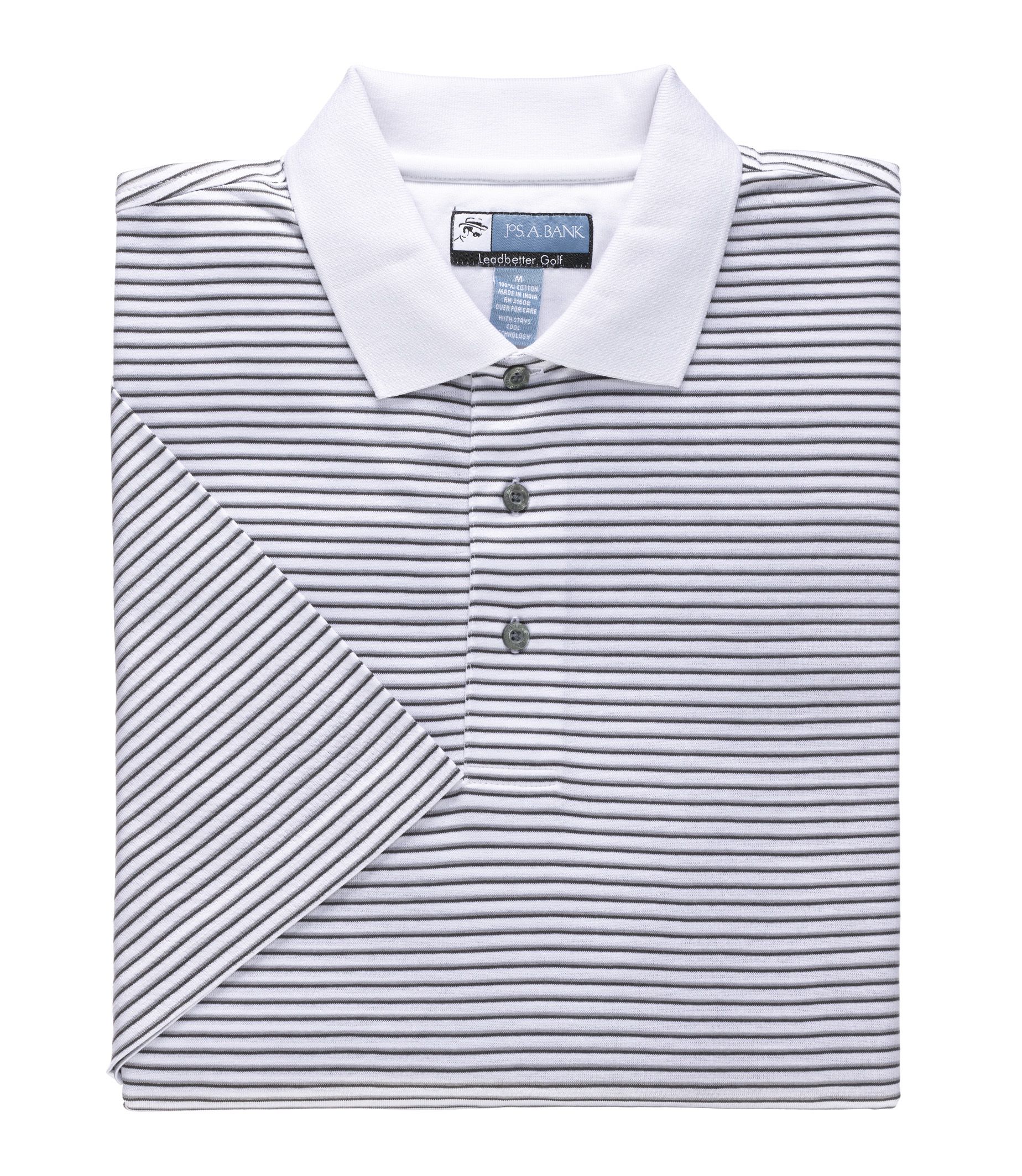 David Leadbetter Stays Cool Pattern Polo